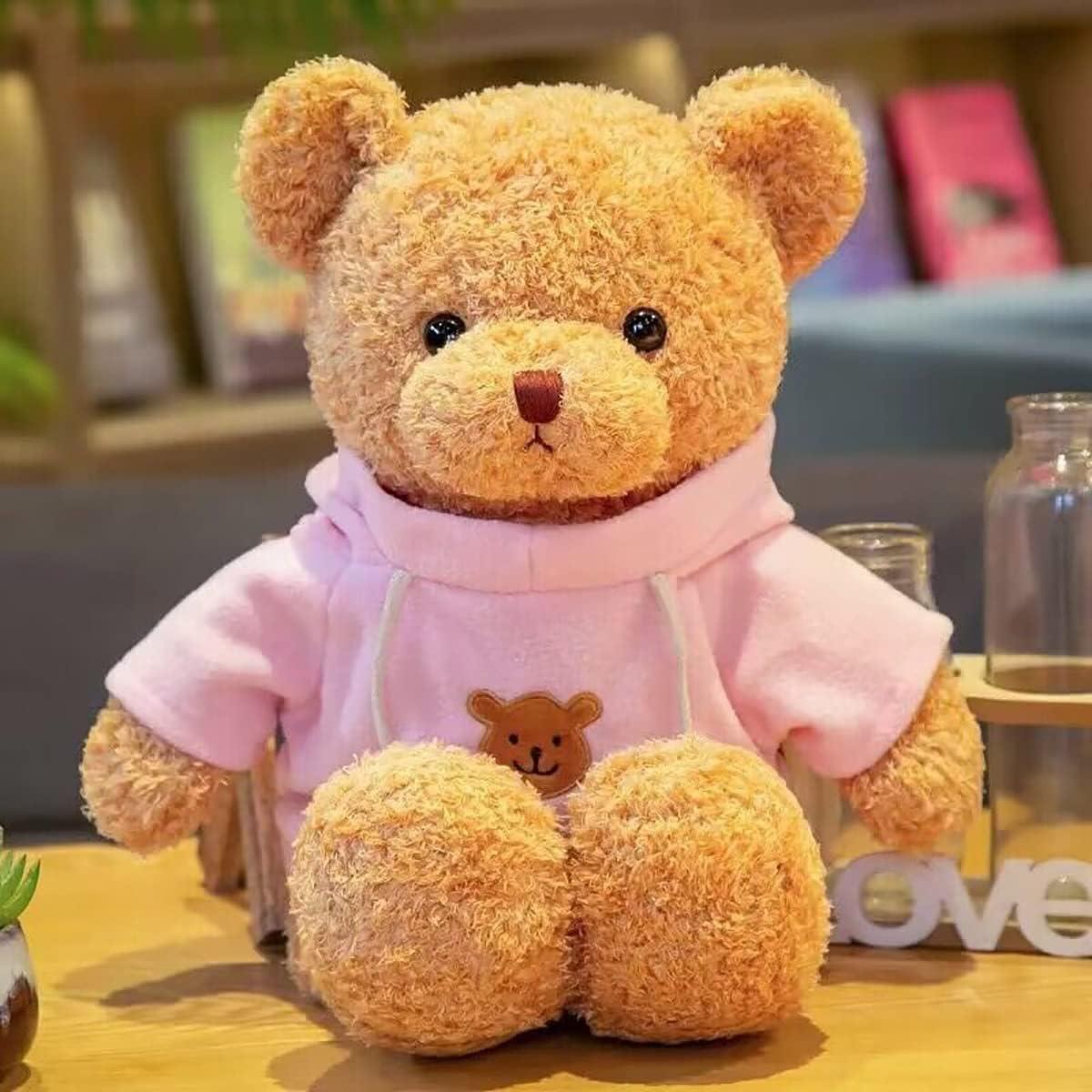 Oso de Peluche Rosa YUKOUQIAN 30 cm Suave para Niños