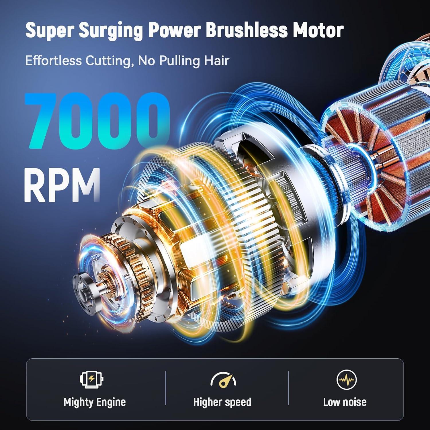 Cortadora de Cabello Afloia Inalámbrica Profesional 7000RPM