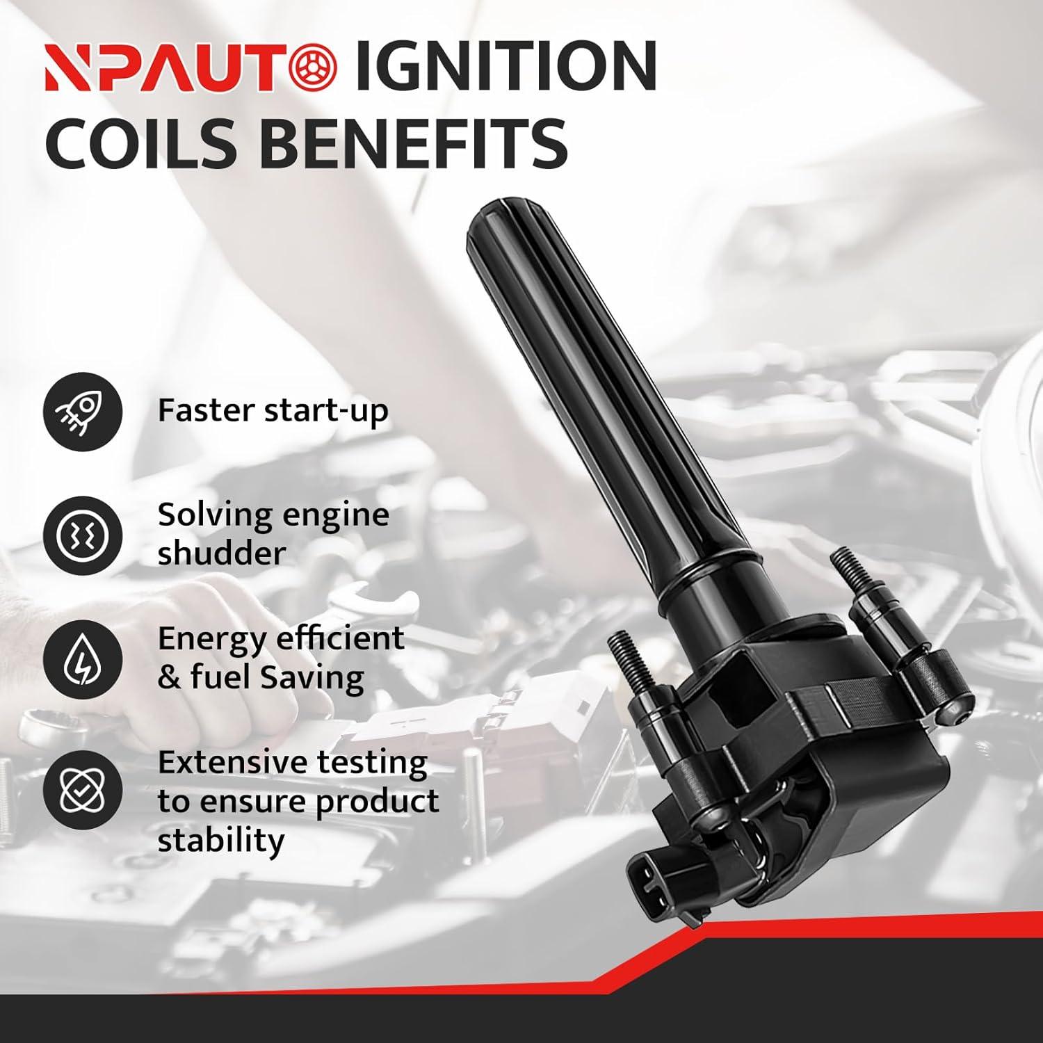 Juego de 6 Bobinas de Encendido NPAUTO UF-269 para V6