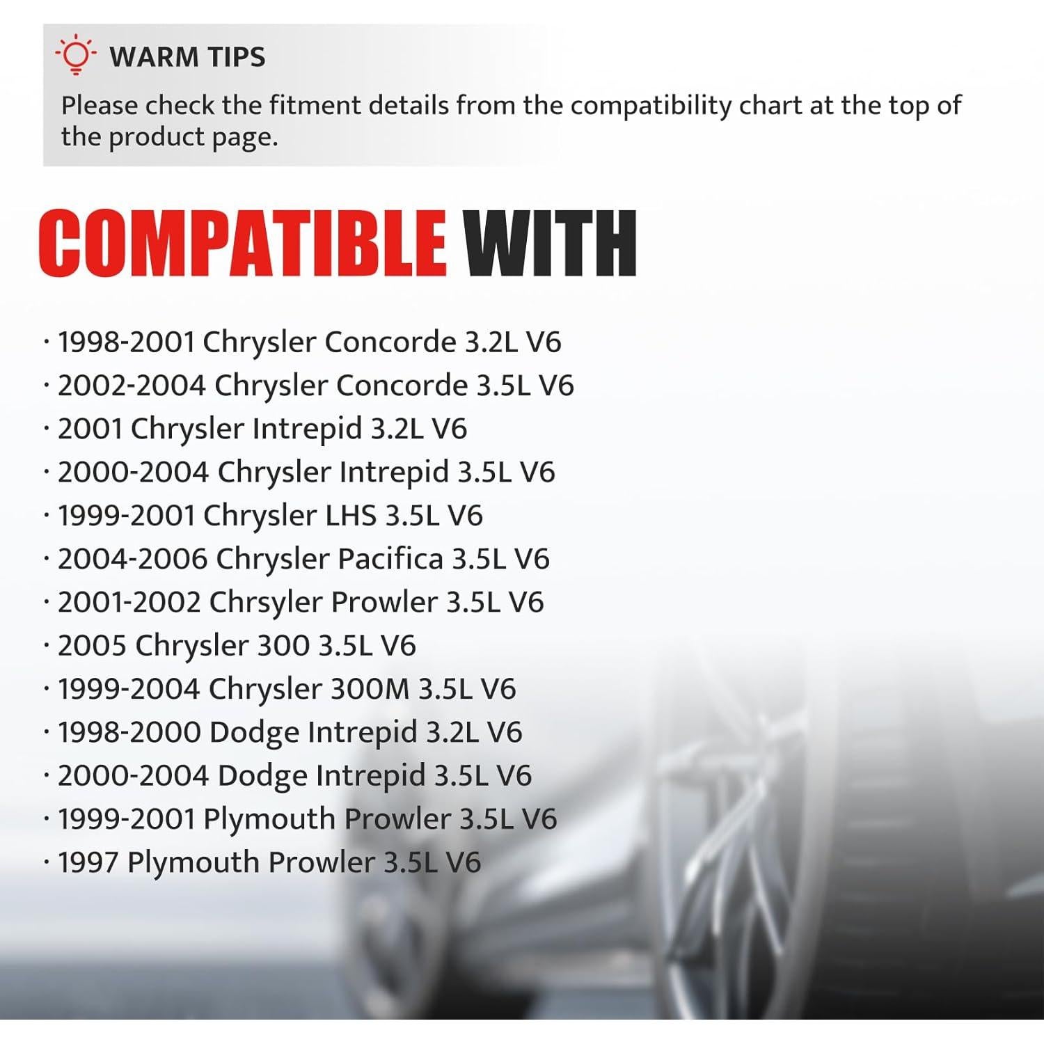 Juego de 6 Bobinas de Encendido NPAUTO UF-269 para V6