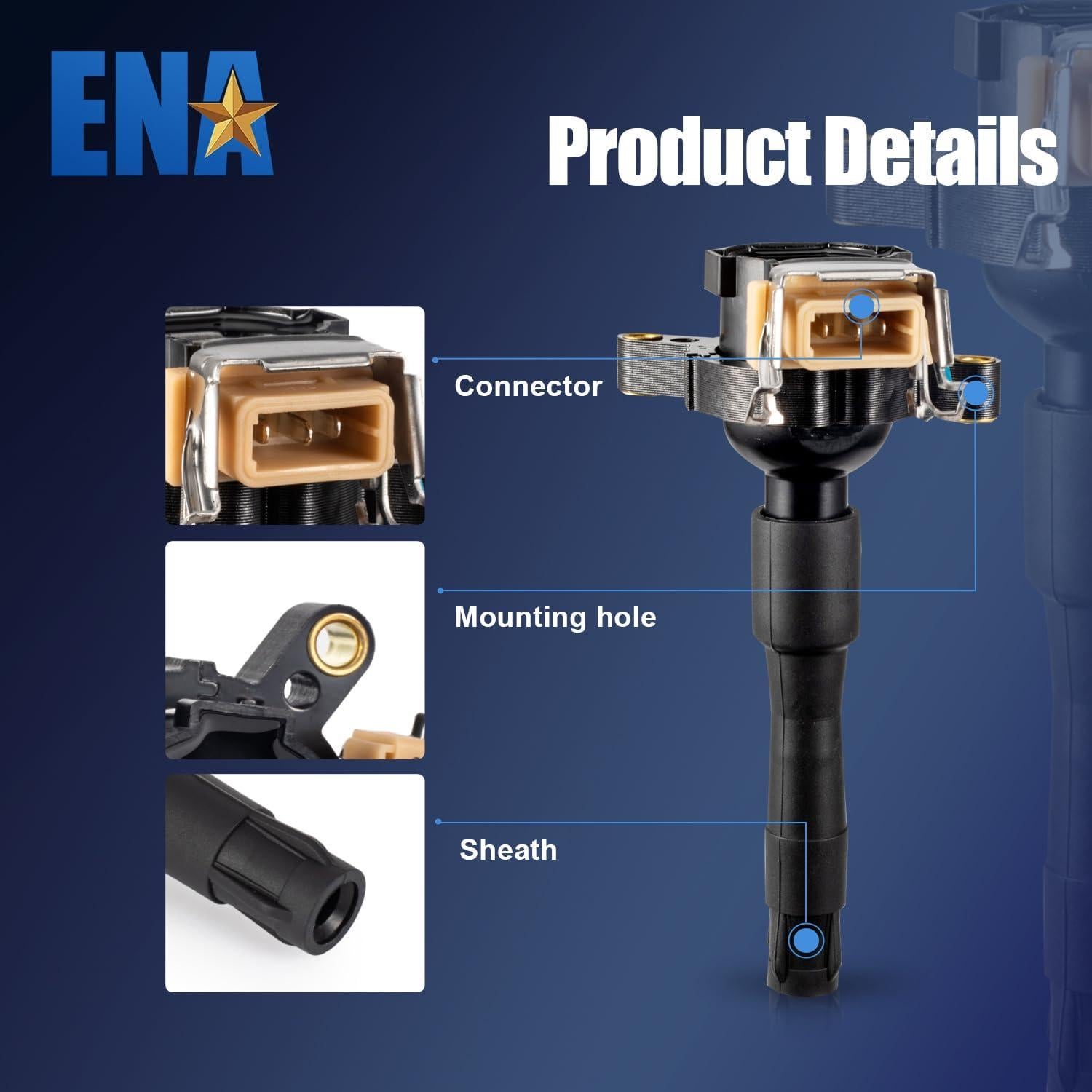 Bobinas de Encendido Bujía Platino ENA para BMW 320i 325i 330i