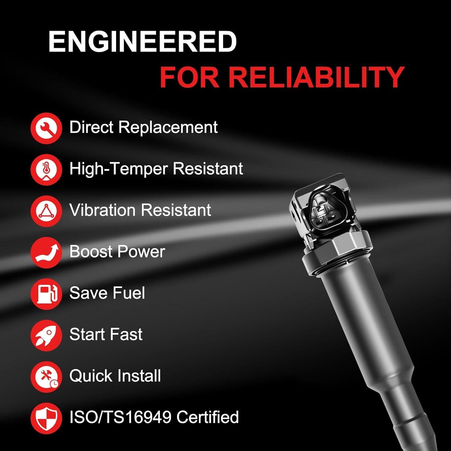 Paquete de Bobinas de Encendido y Bujías Iridio GPMMWPG 6 Unidades