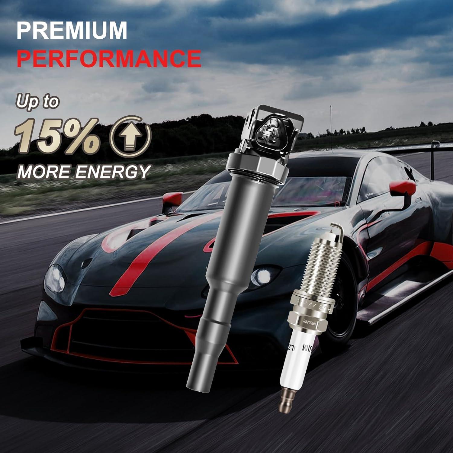 Paquete de Bobinas de Encendido y Bujías Iridio GPMMWPG 6 Unidades