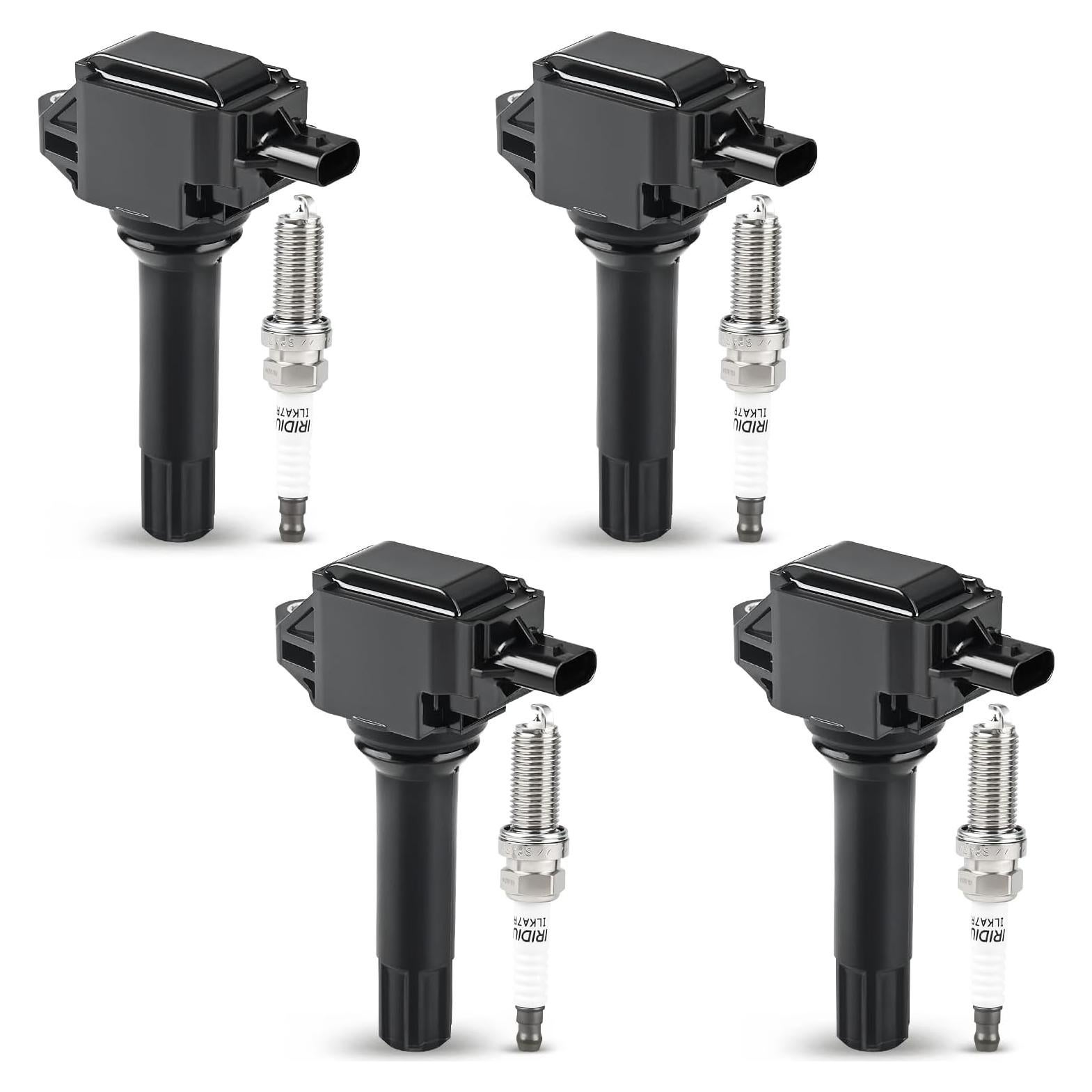 Paquete Bobinas de Encendido y Bujías JDMON para Subaru