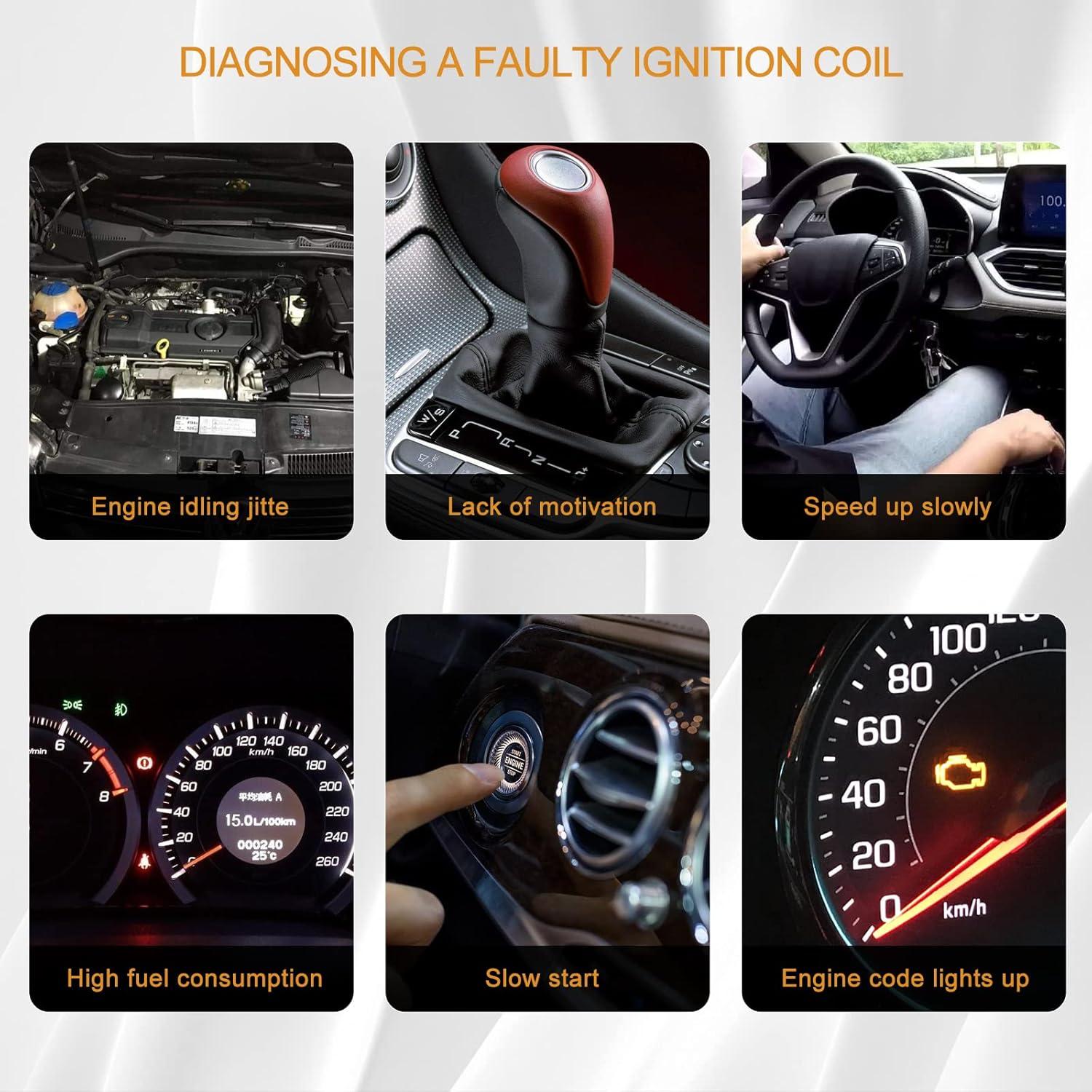 Juego de 4 Bobinas de Encendido AISHAN para Subaru y Toyota