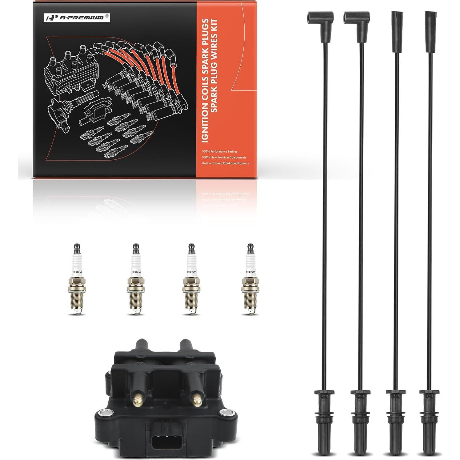 Bobinas de Encendido A-Premium con 4 Cables y Bujías Iridio Subaru