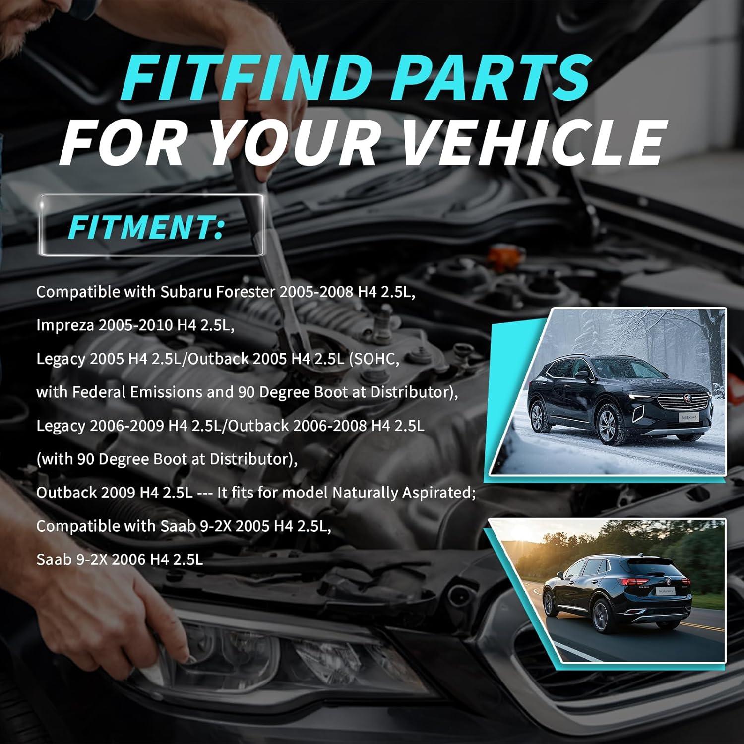 Juego de Bobinas de Encendido ATURMC UF566 con Bujías de Iridio y Cables