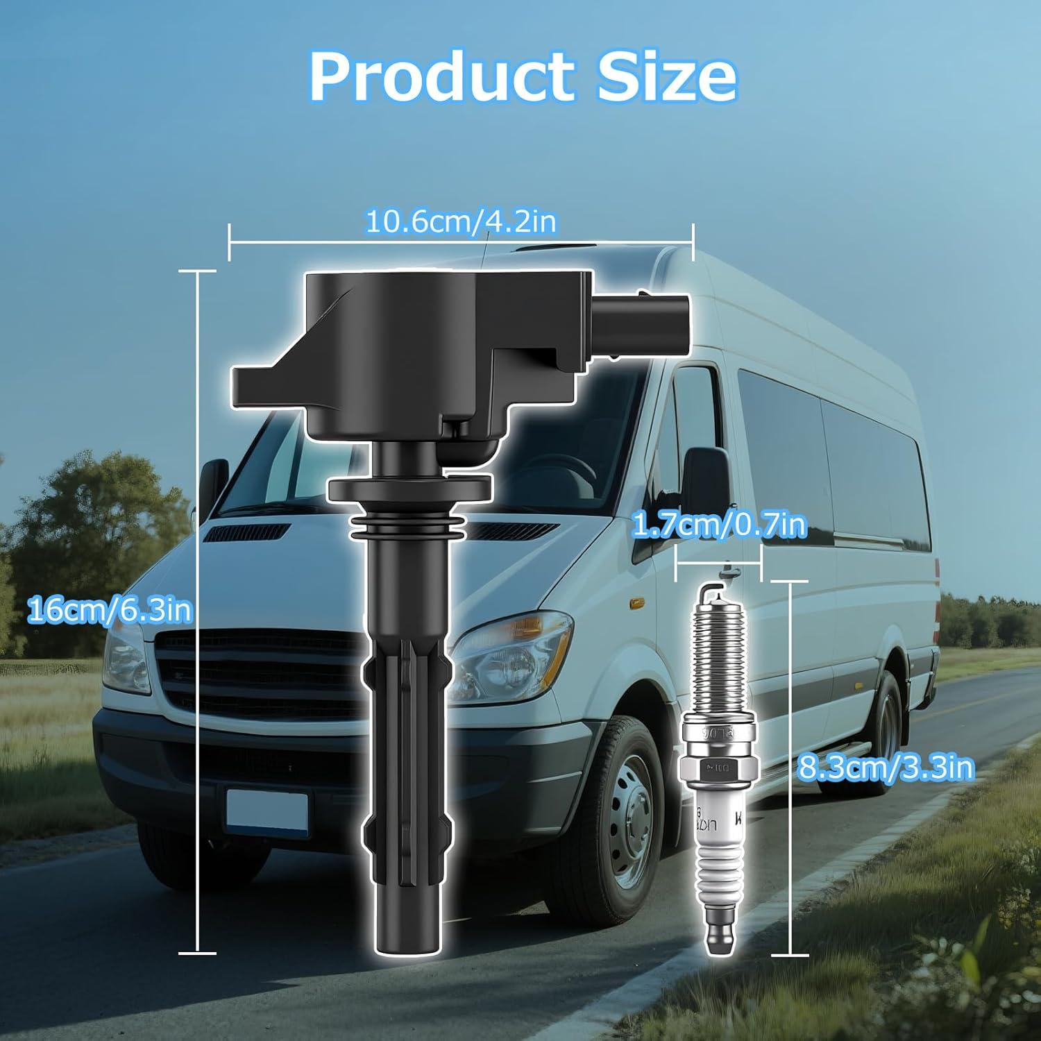 Juego de 6 Bobinas de Encendido Alikali para Mercedes-Benz
