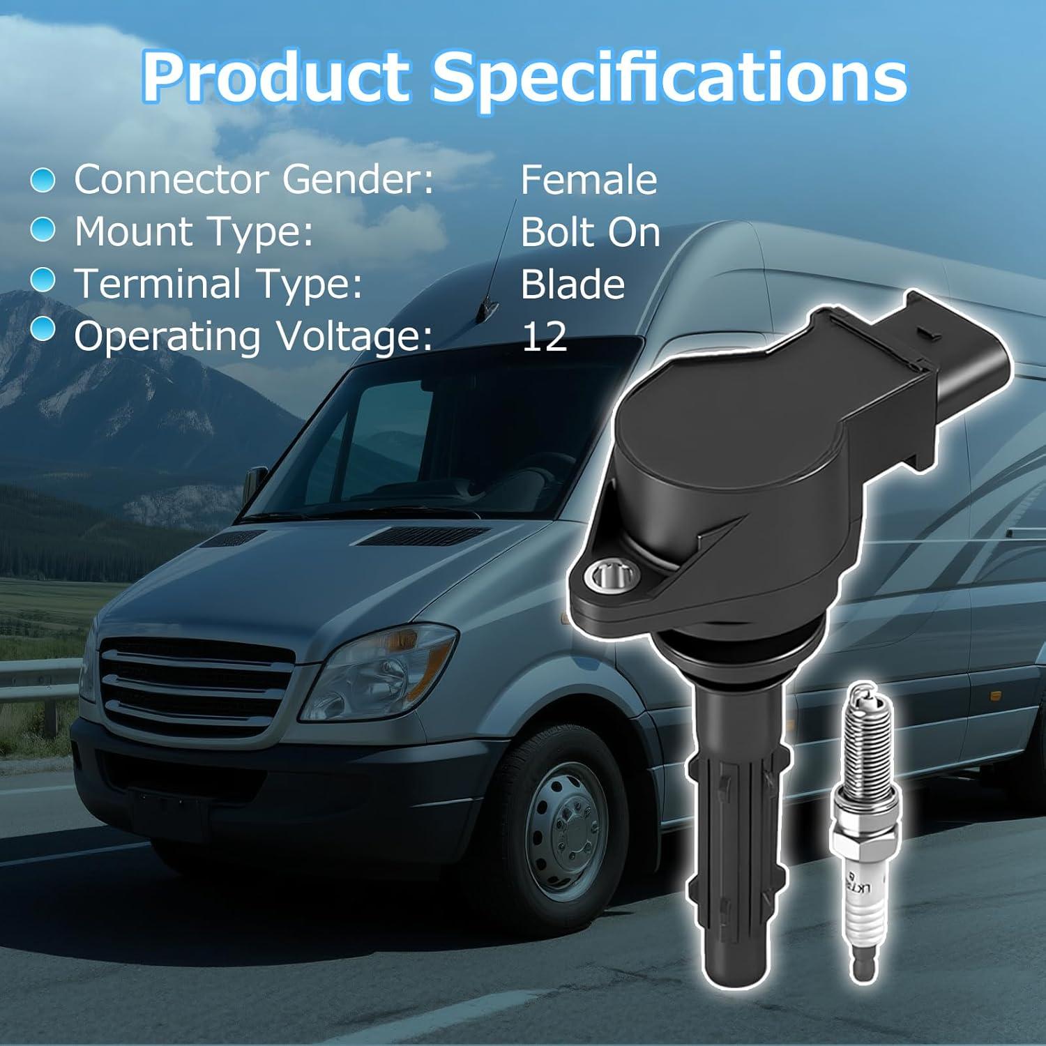 Juego de 6 Bobinas de Encendido Alikali para Mercedes-Benz