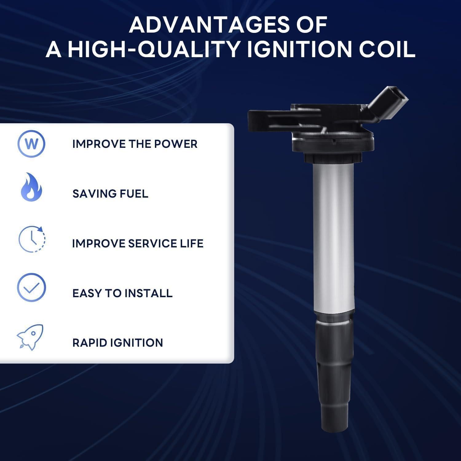 Bobina de Encendido GAGOLCAR UF619 Compatible Toyota/Lexus