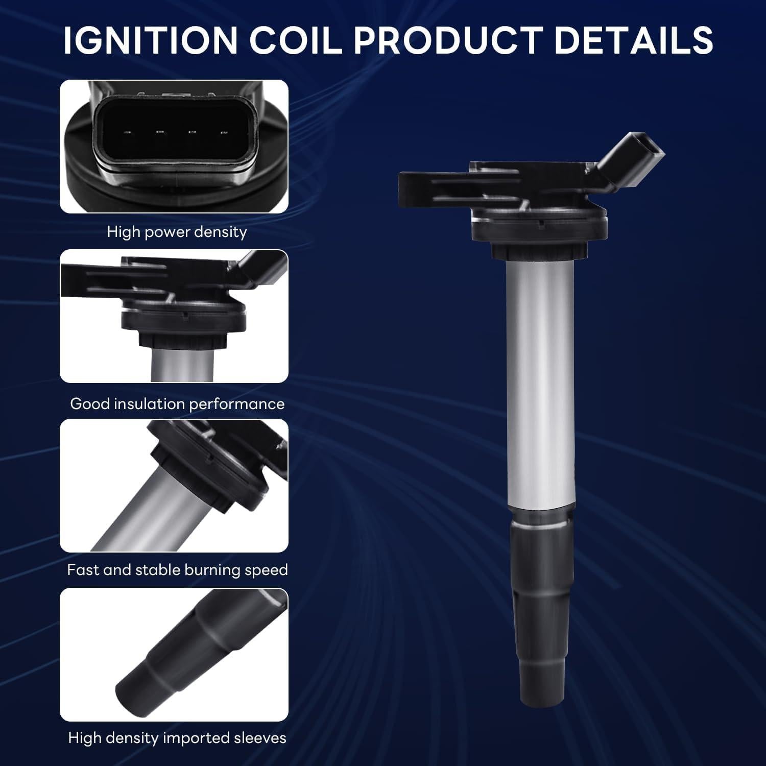 Bobina de Encendido GAGOLCAR UF619 Compatible Toyota/Lexus