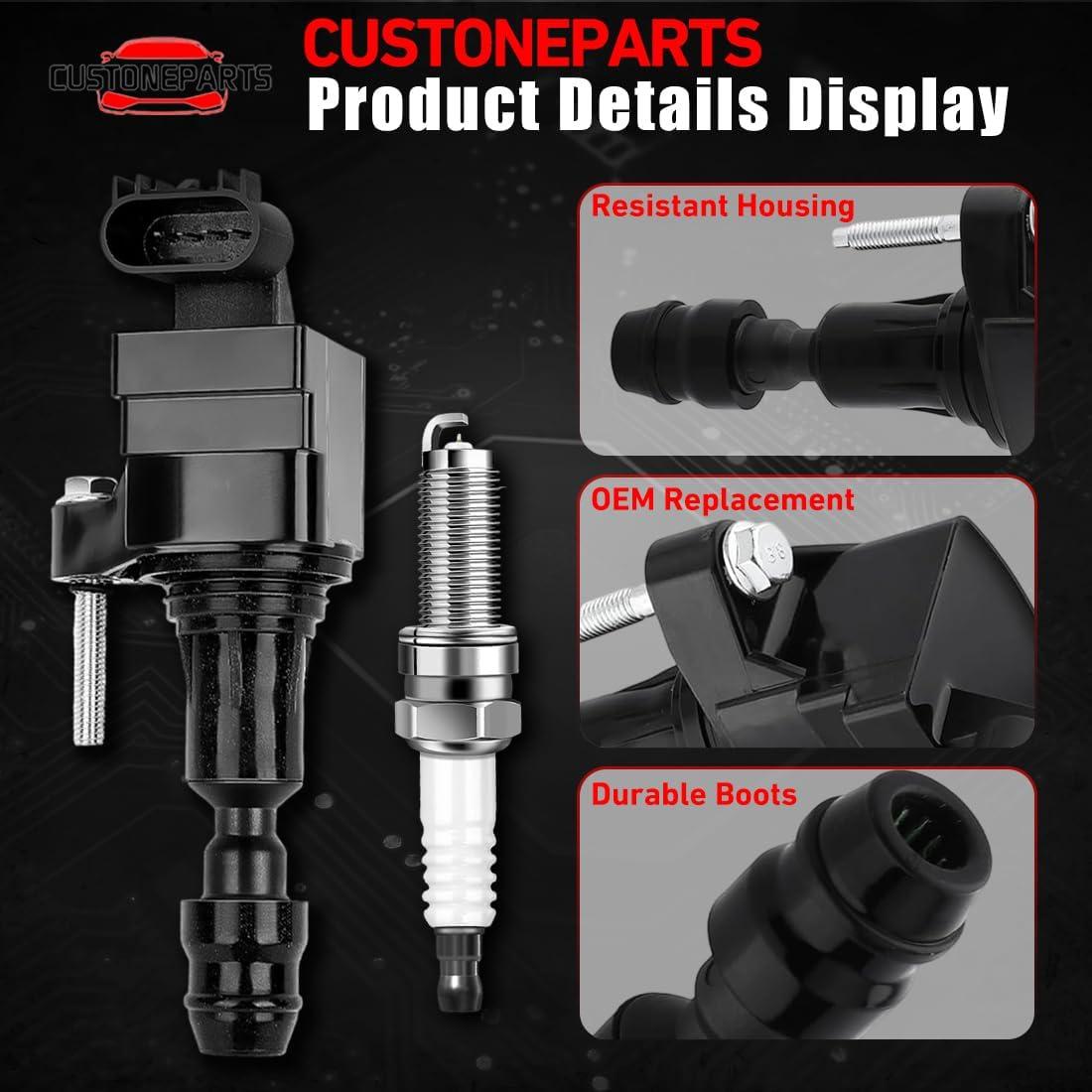 Kit de Encendido CUSTONEPARTS 4 Bobinas y Bujías Toyota 1.8L