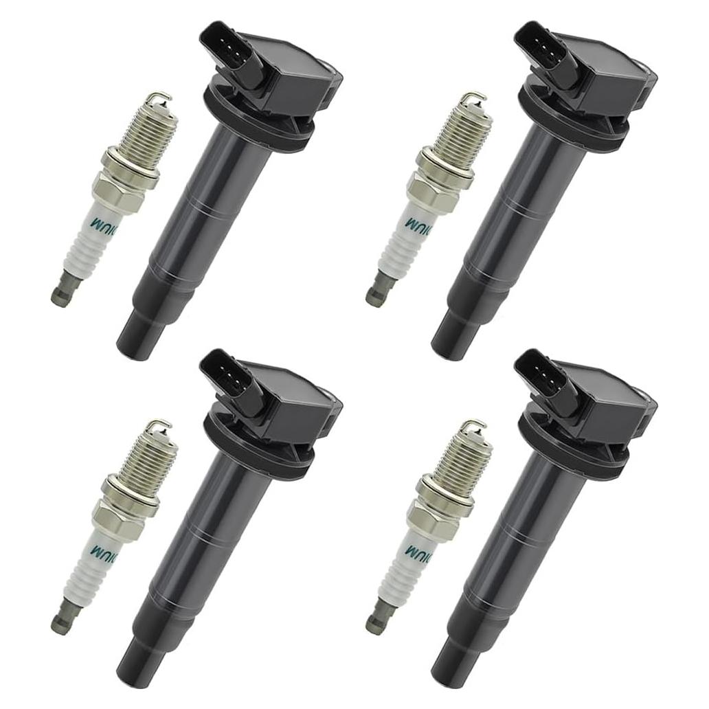 Juego de 4 Bobinas de Encendido y Bujías de Iridio CNPAPC para Toyota