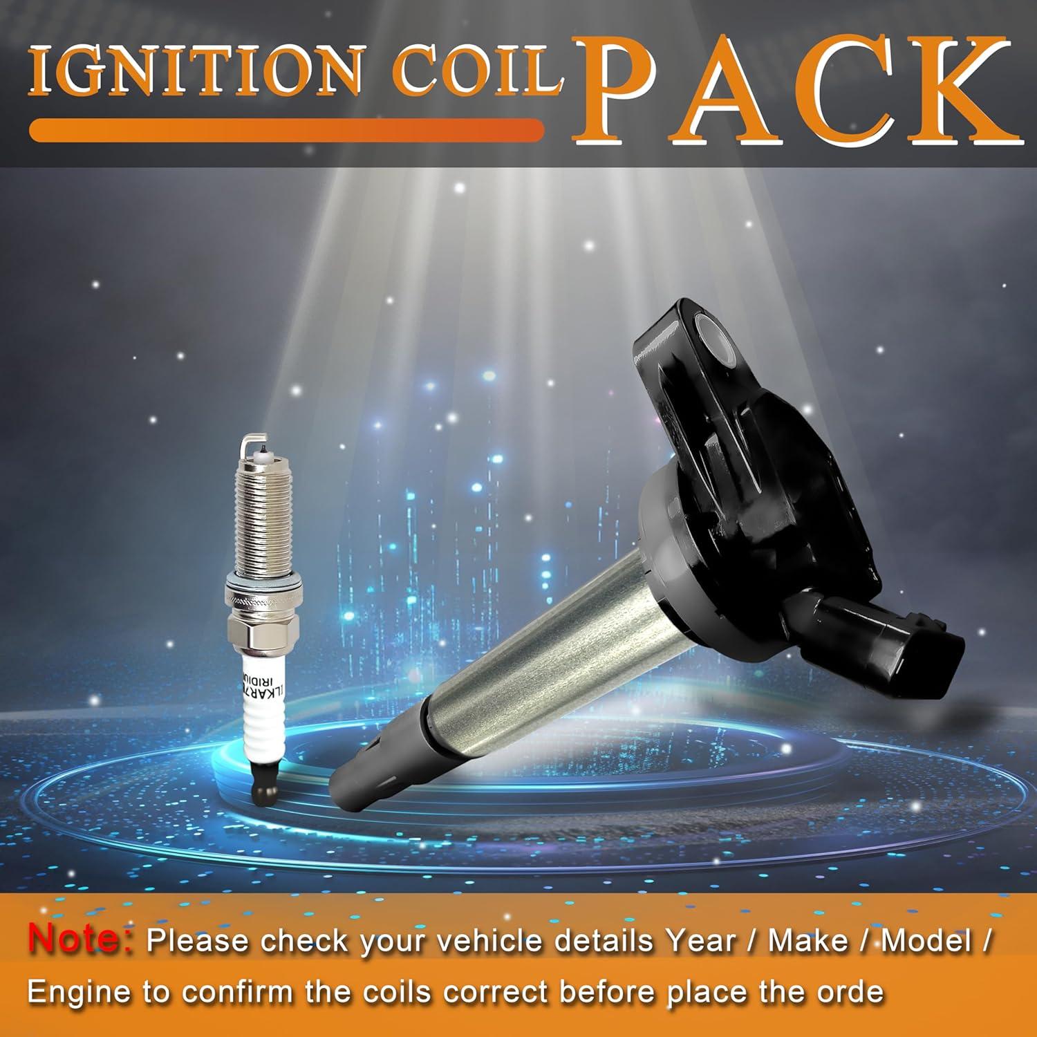 Combo Bobinas de Encendido y Bujías FAKAFY para Toyota