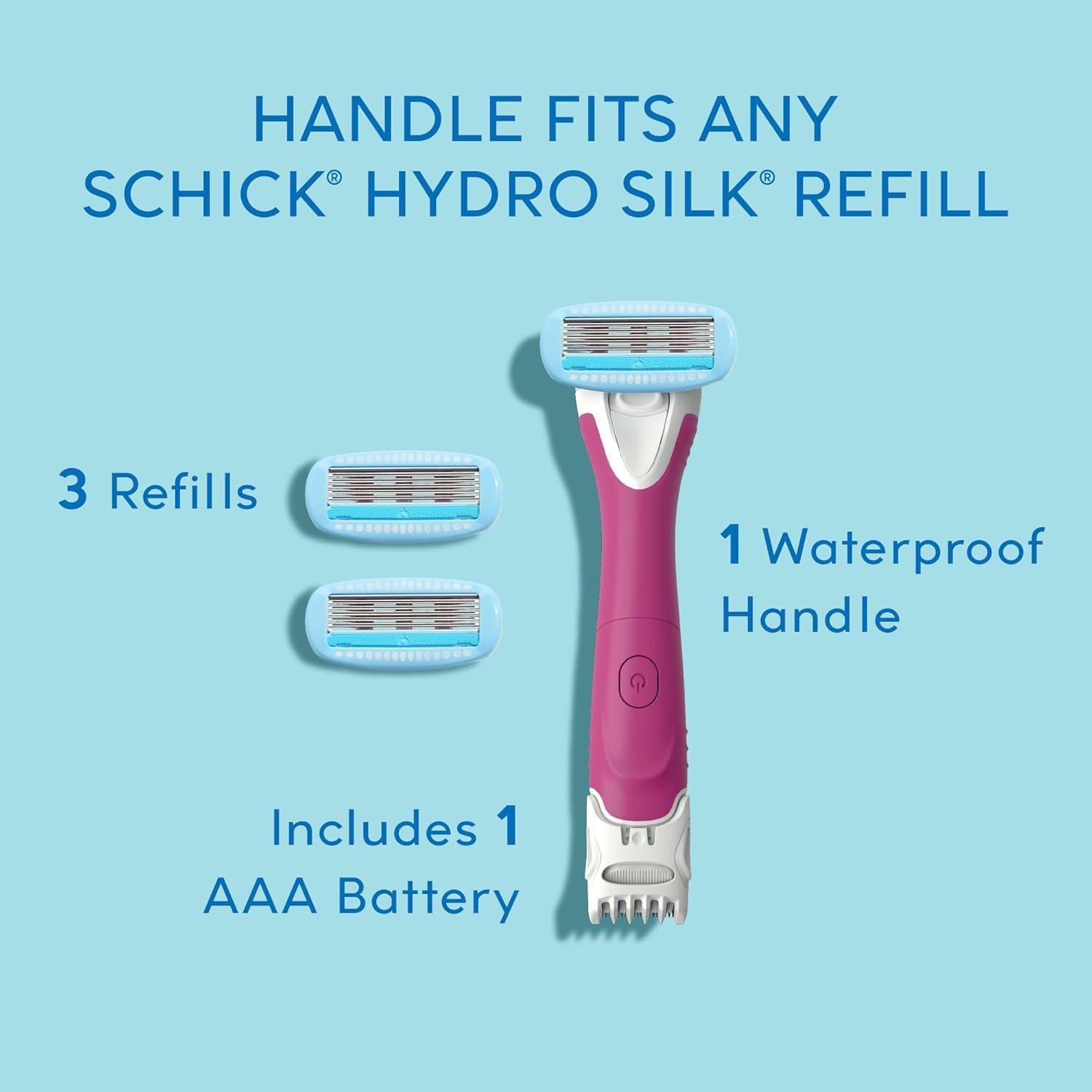Afeitadora Schick Hydro Silk TrimStyle 2 en 1 para mujeres