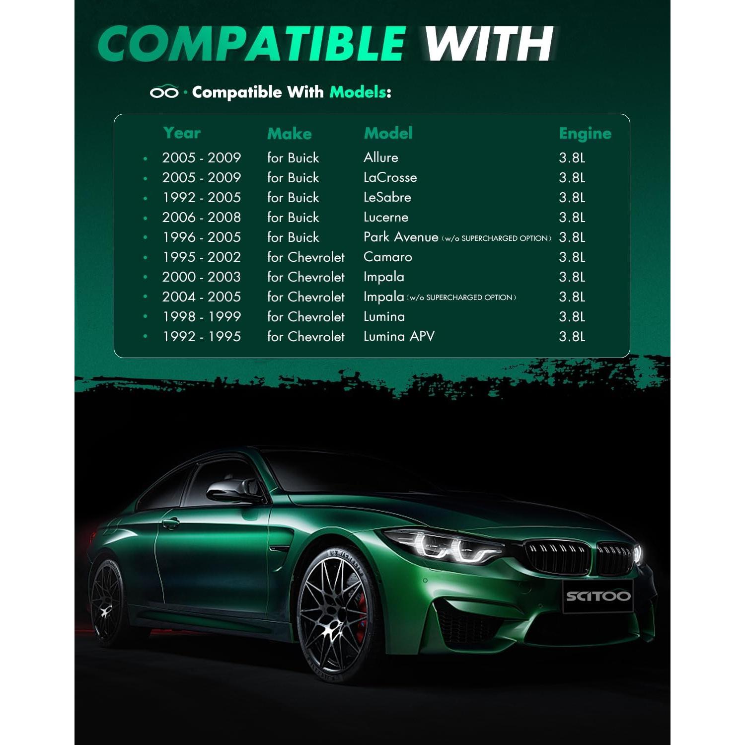 Bobinas de Encendido SCITOO para Pontiac y Buick - Paquete de 4