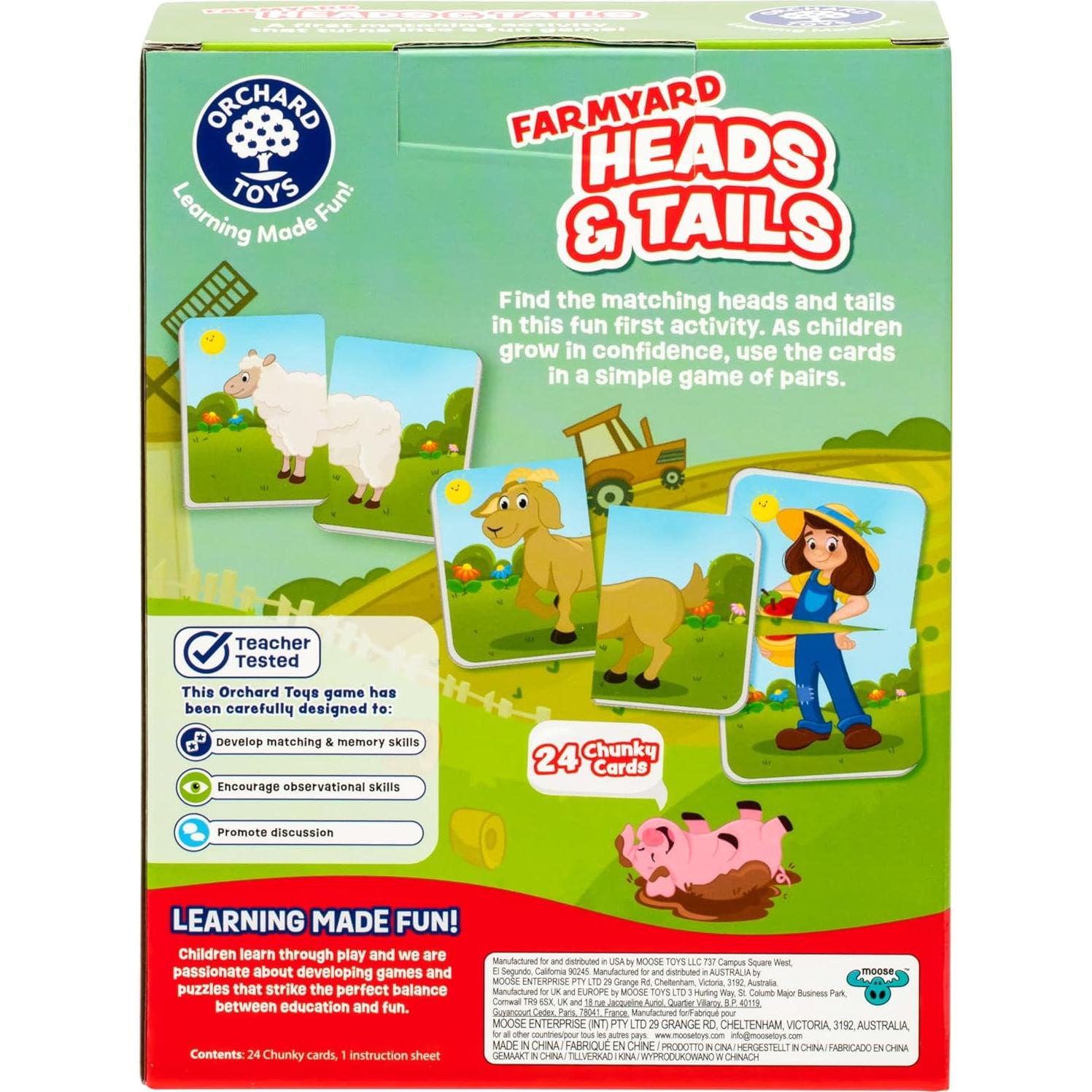 Juego de Emparejamiento Granja Orchard Toys - 24 Tarjetas