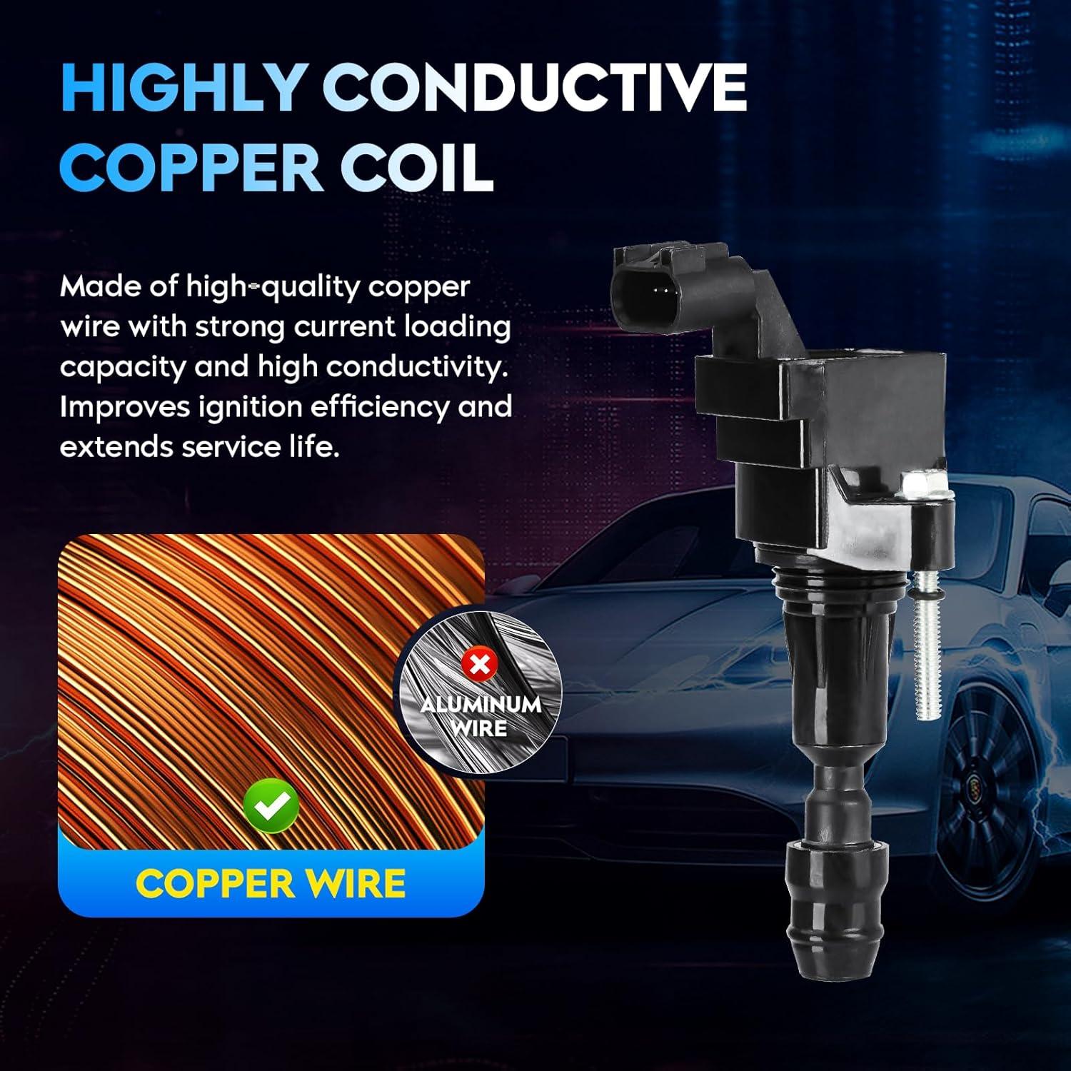 Paquete de 4 Bobinas de Encendido Aeagle para Buick y Chevy