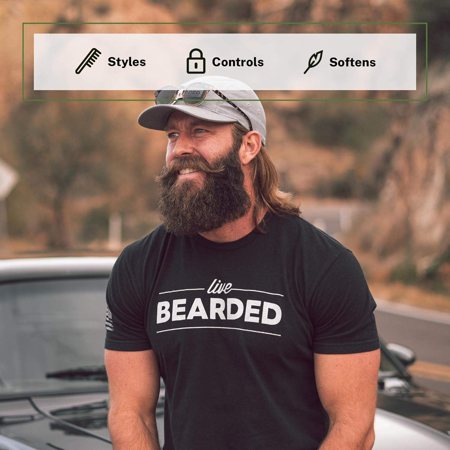 Mantequilla para Barba Live Bearded 90 ml Acondicionador Sándalo