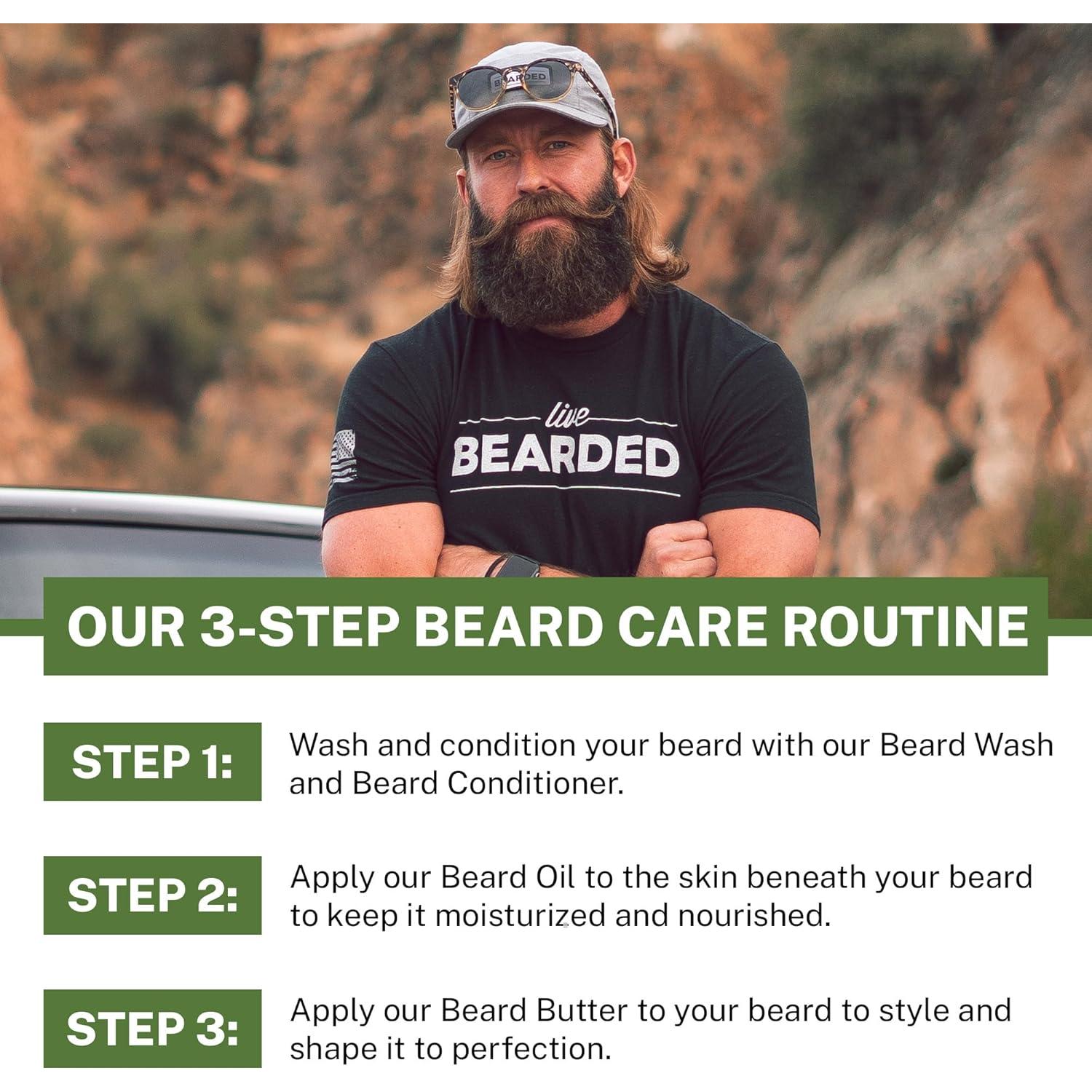 Mantequilla para Barba Live Bearded 90 ml Acondicionador Sándalo