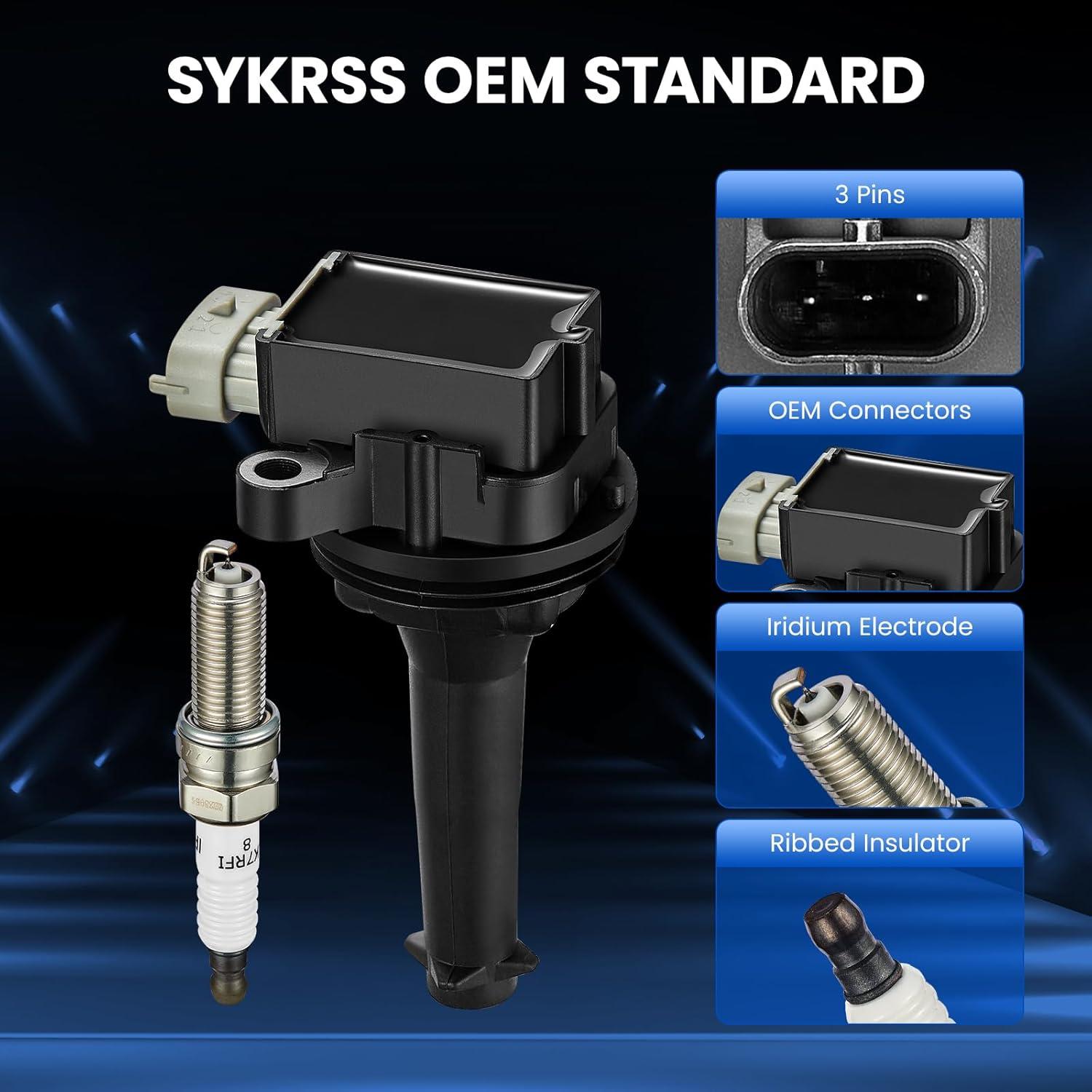 Juego de 5 Bobinas de Encendido UF517 y Bujías AP5325 SYKRSS