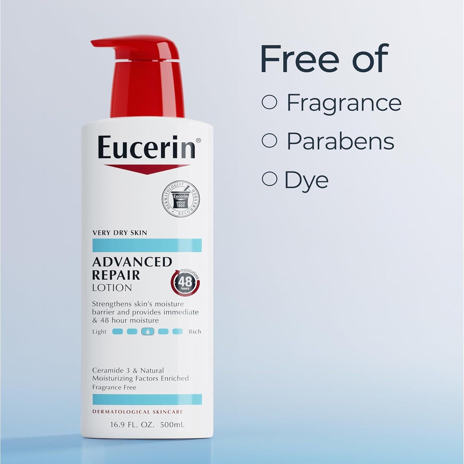 Loción Corporal Eucerin Advanced Repair 500 ml Piel Muy Seca