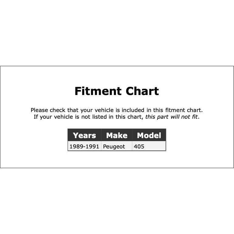 Bobina de Encendido PartCatalog PC-893570 para Peugeot 405