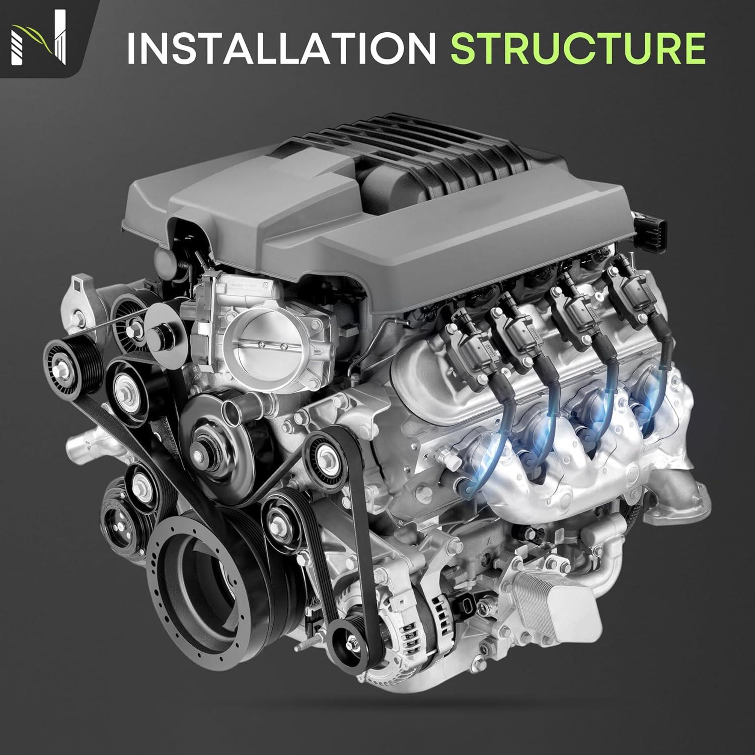 Juego de Cables de Bujías Universal 5 pies Noroeua para Motores LS/LT