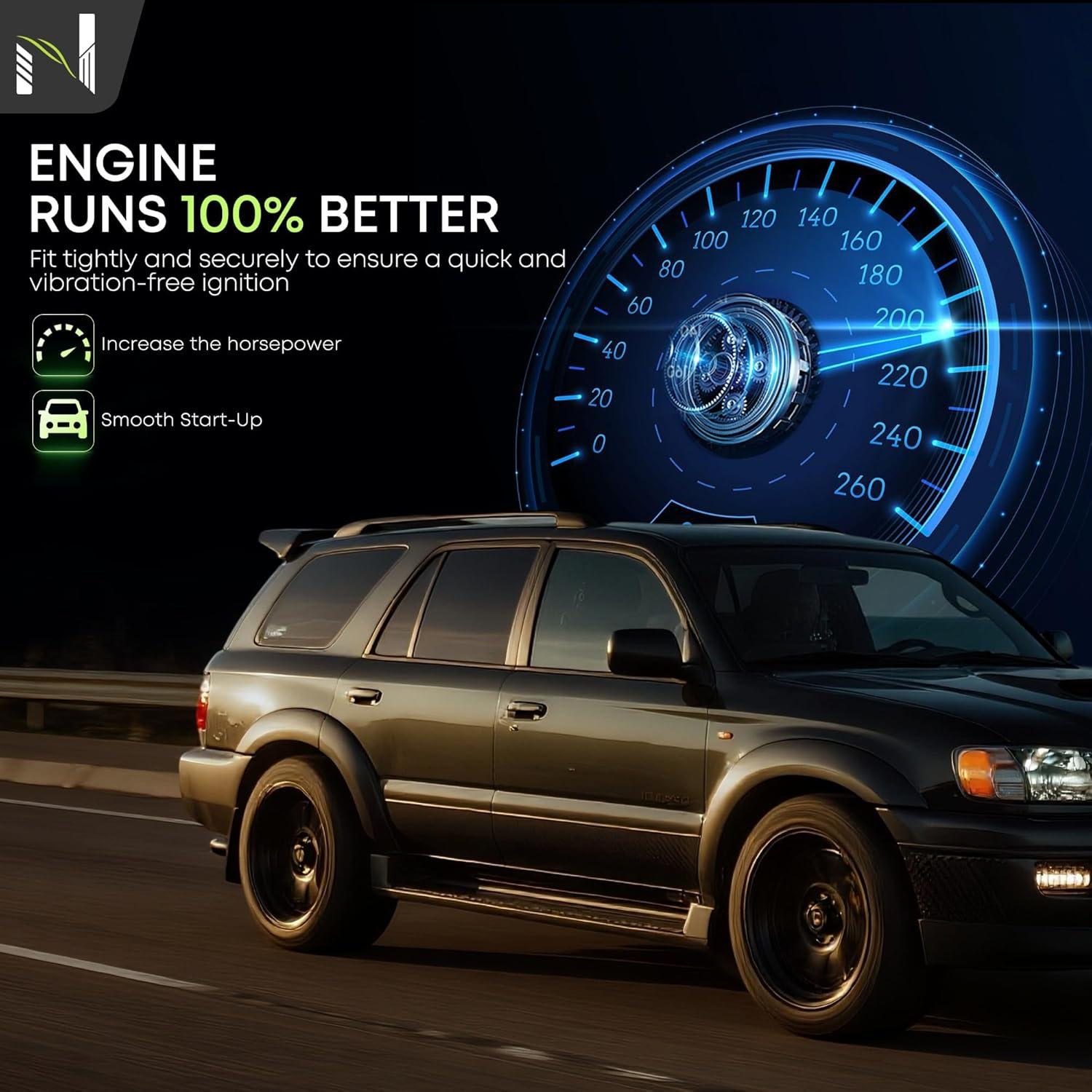 Juego de Cables de Bujías Universal 5 pies Noroeua para Motores LS/LT