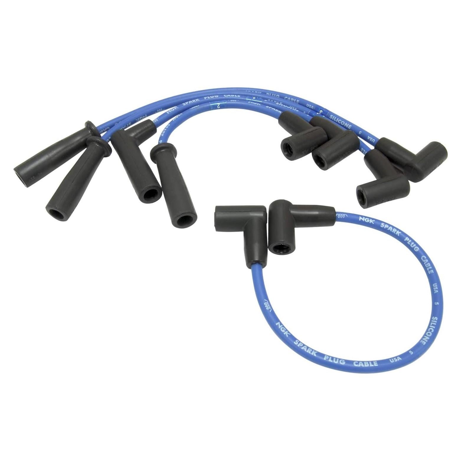Juego de Cables de Bujía NGK RC-CRX023 7mm Azul