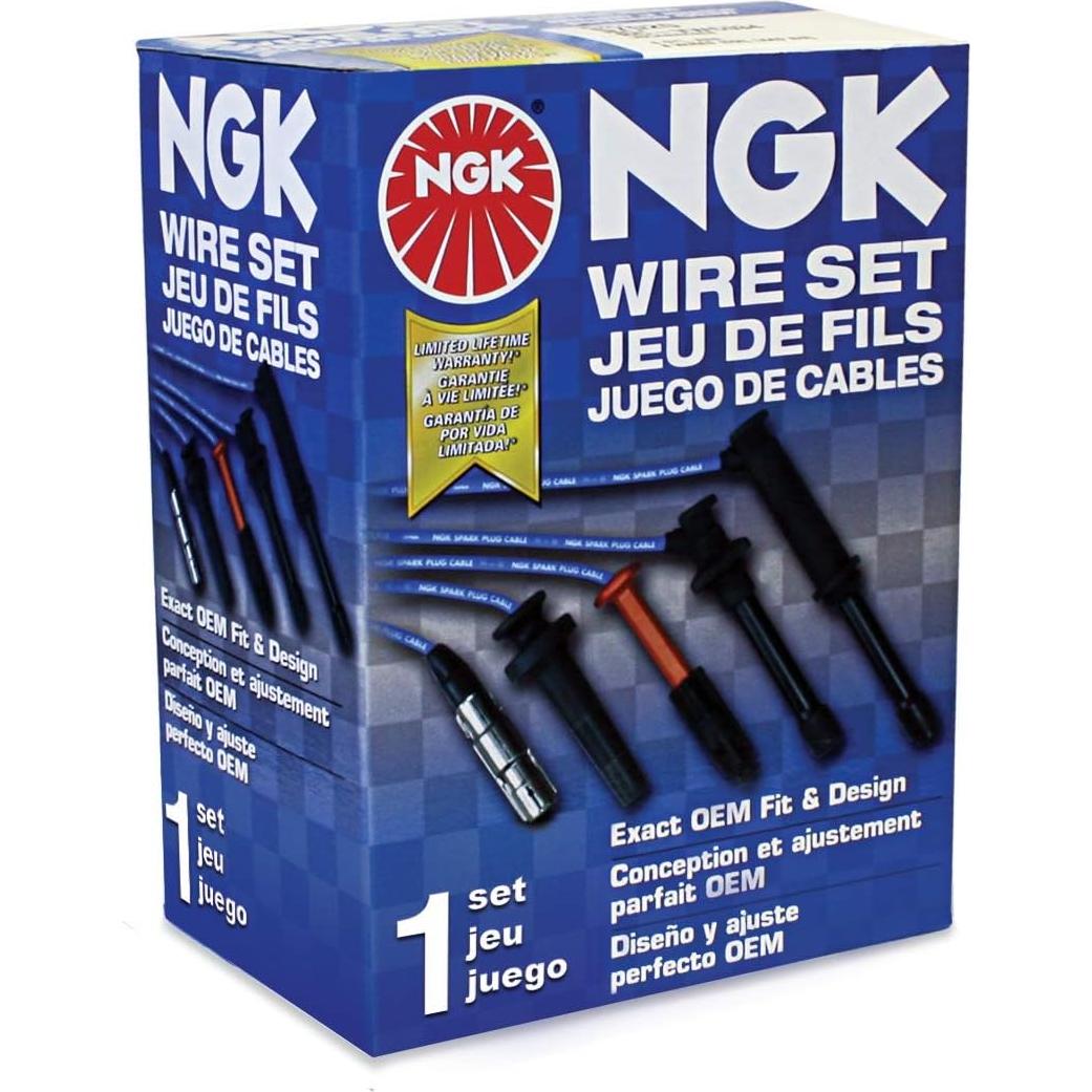 Juego de Cables de Bujía NGK RC-CRX023 7mm Azul