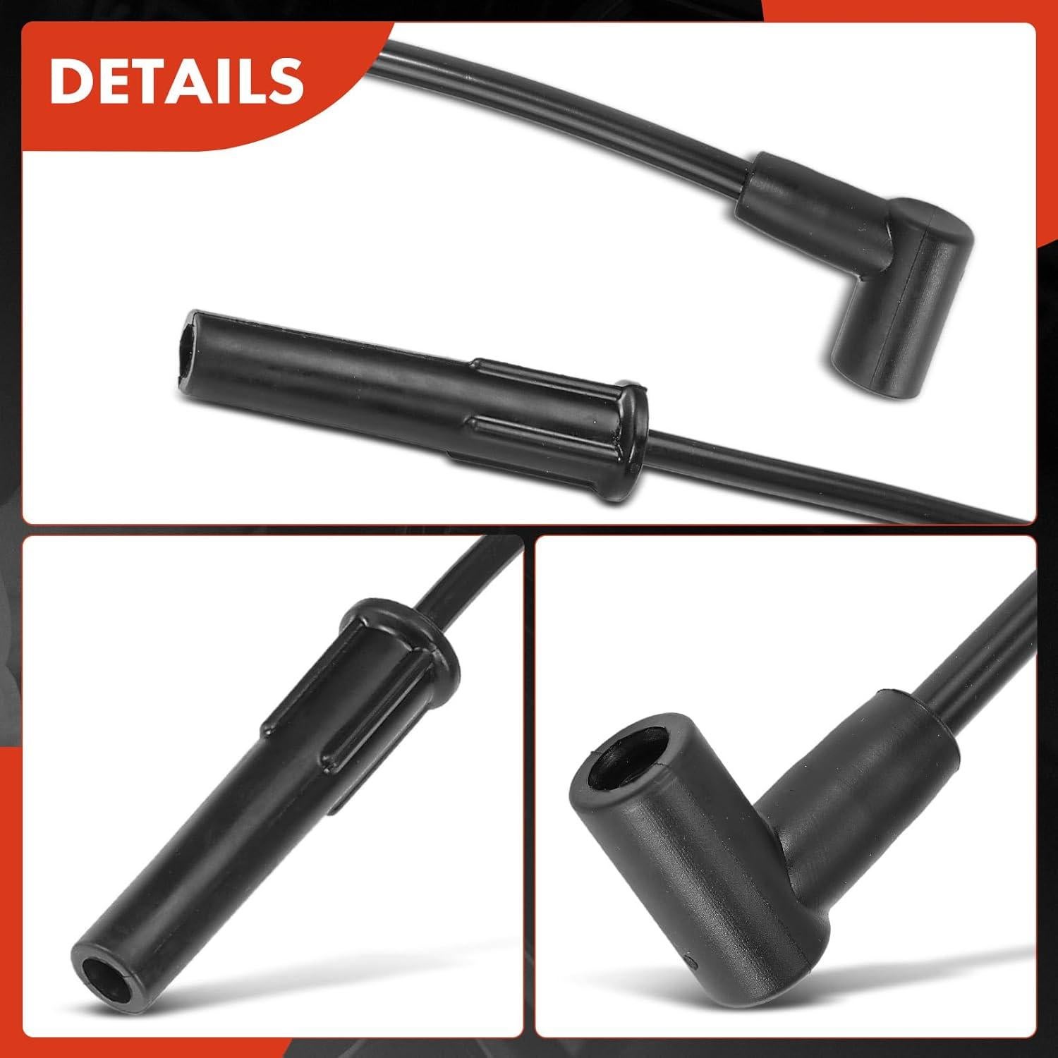 Juego de Cables de Bujía A-Premium 671-8094 para Ford y Lincoln