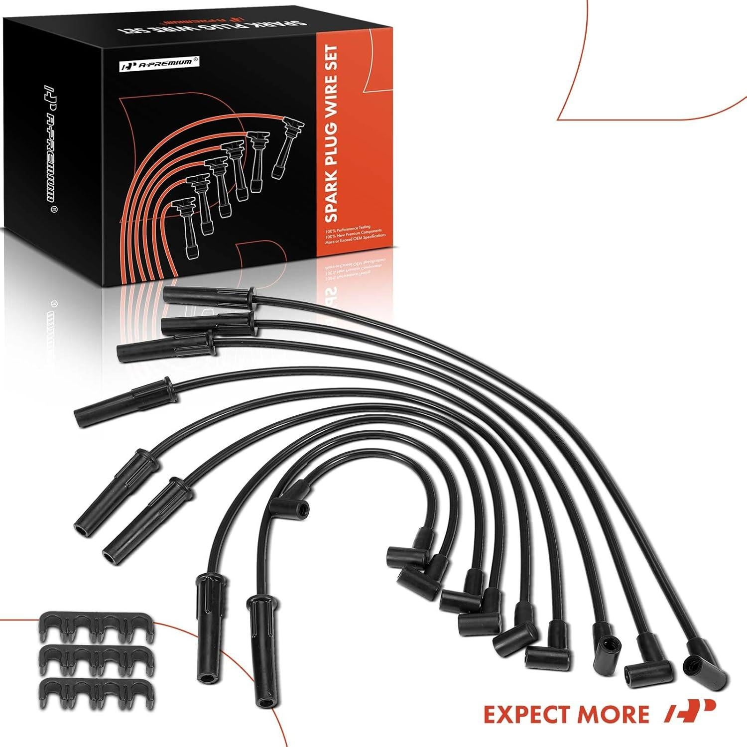 Juego de Cables de Bujía A-Premium 671-8094 para Ford y Lincoln