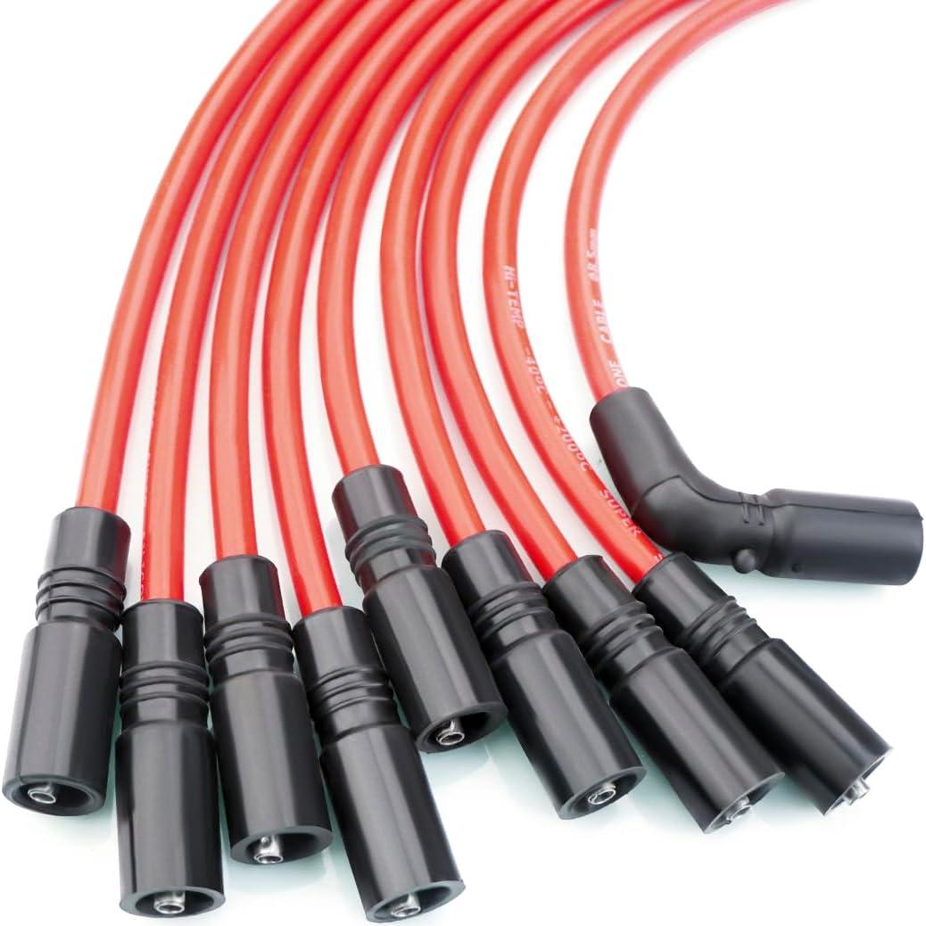 Juego de 9 Cables de Bujías Micro para Chevrolet y GMC