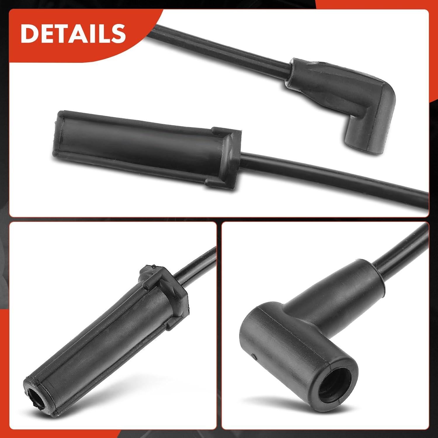 Juego de Cables de Bujía A-Premium 7624 para Chevrolet y GMC