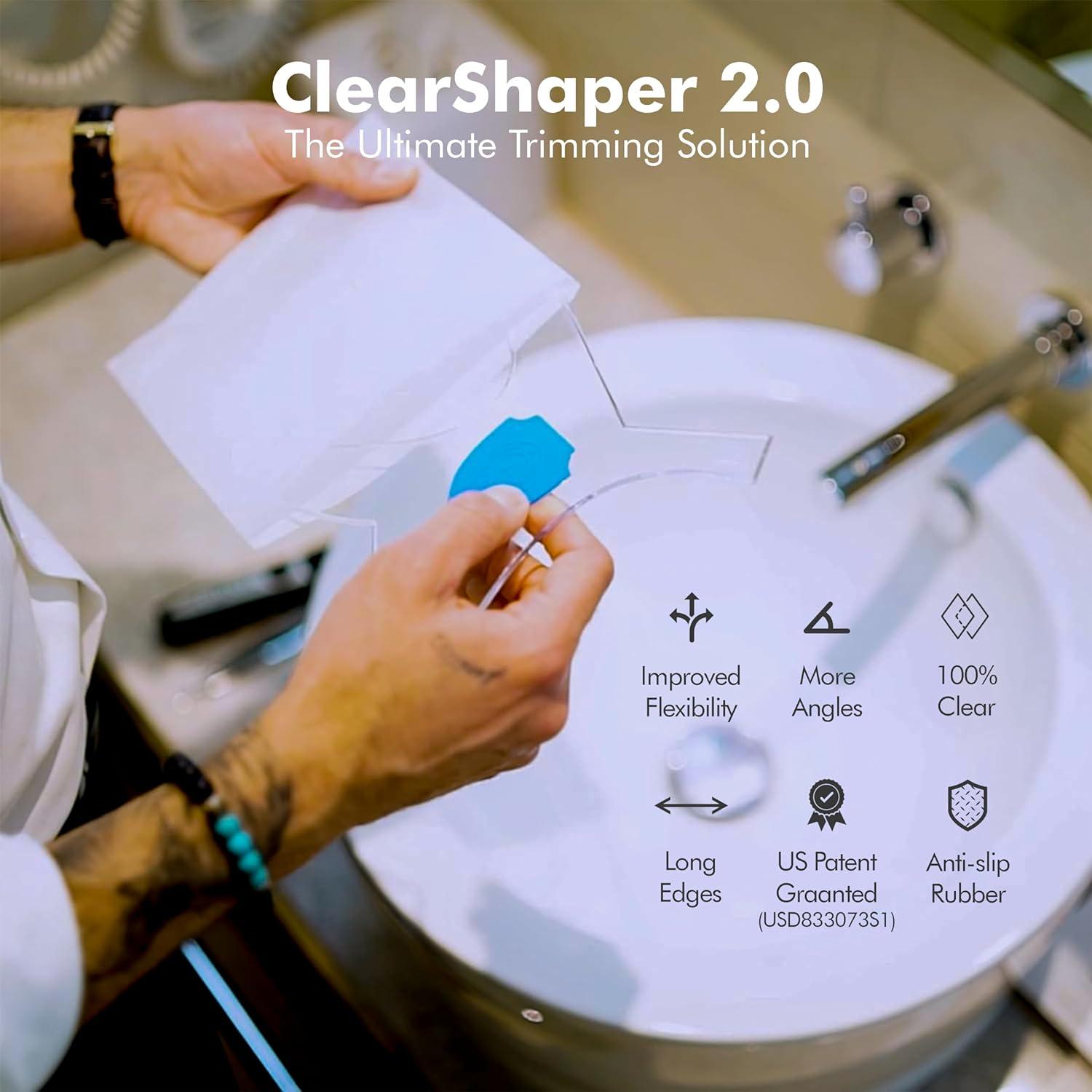 Aberlite ClearShaper 2.0 - Kit Formador de Barba Azul