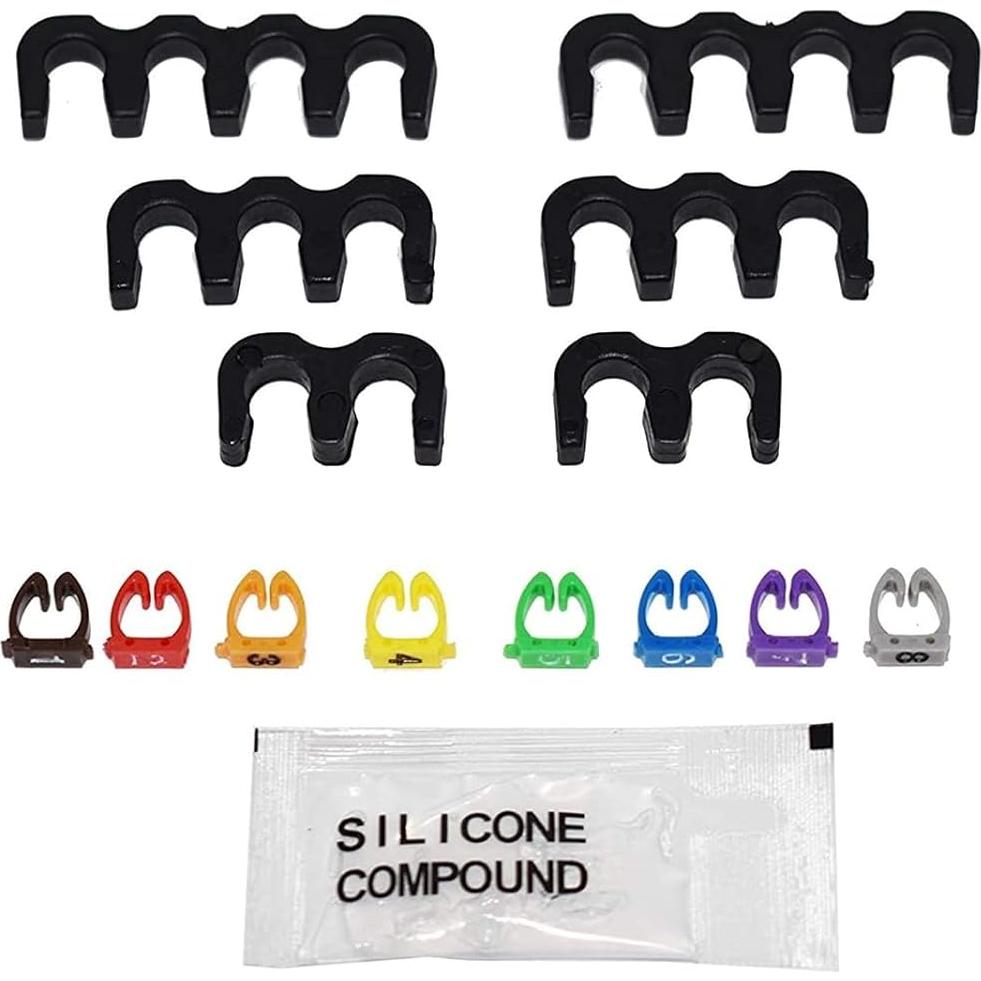 Kit de Cables de Bujía Silicona A-Team Performance 8mm Rojo