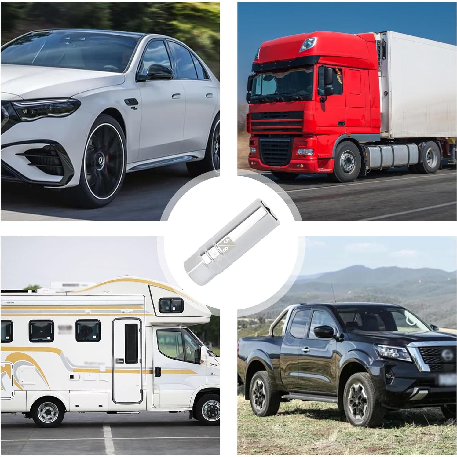 Socket de bujía magnético Salior 5/8" 6 puntos 3/8" Drive