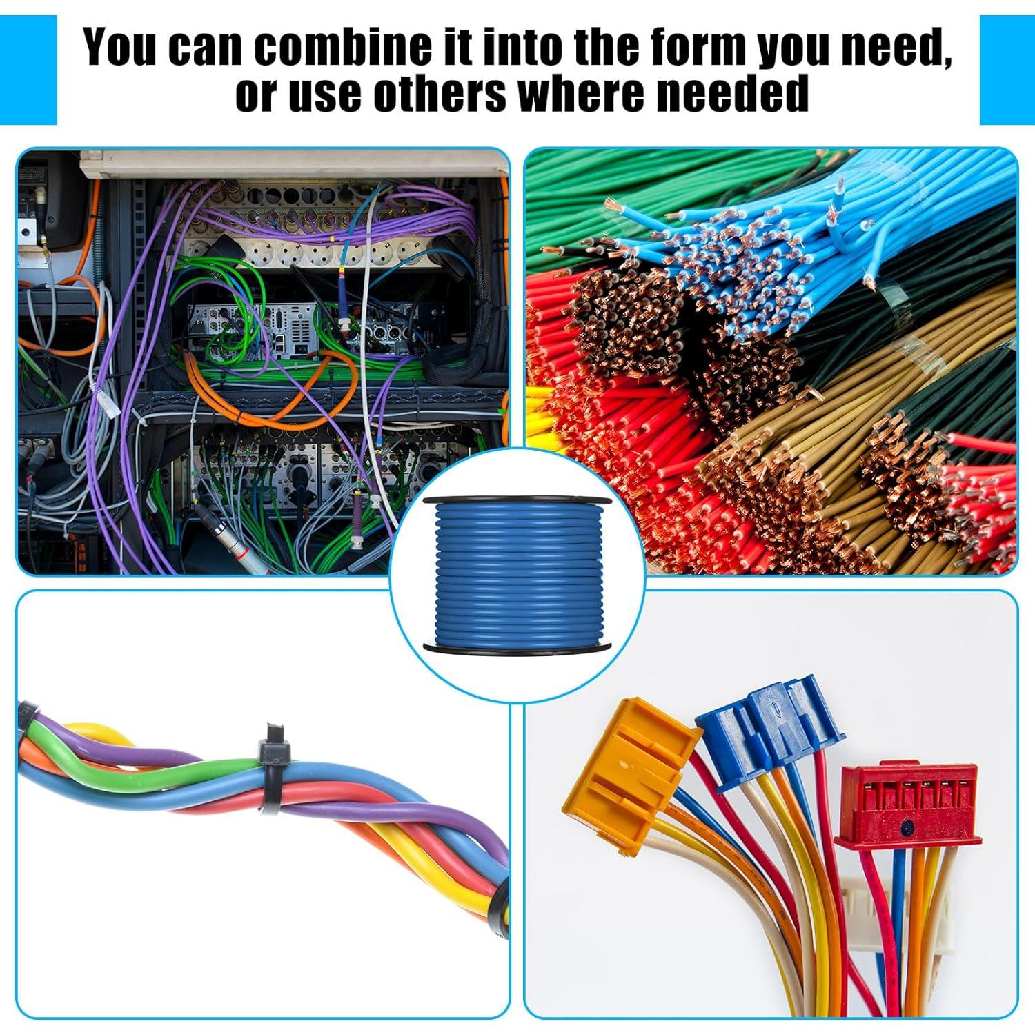 Cable Automotriz 16 AWG Gisafai 10 Pcs 30.48 m Aluminio