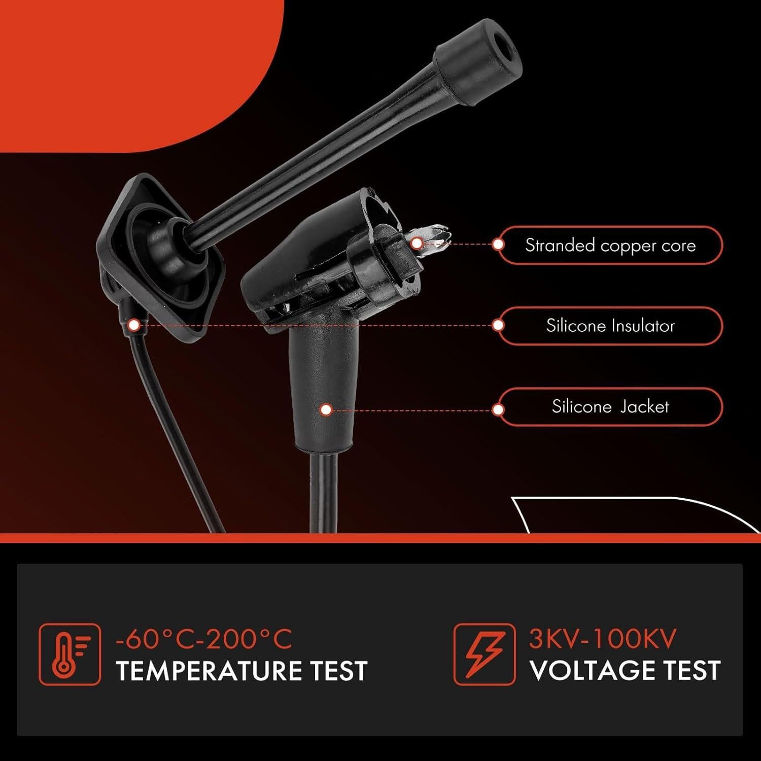 Juego de Cables de Bujía A-Premium para Toyota Camry 1993-1996