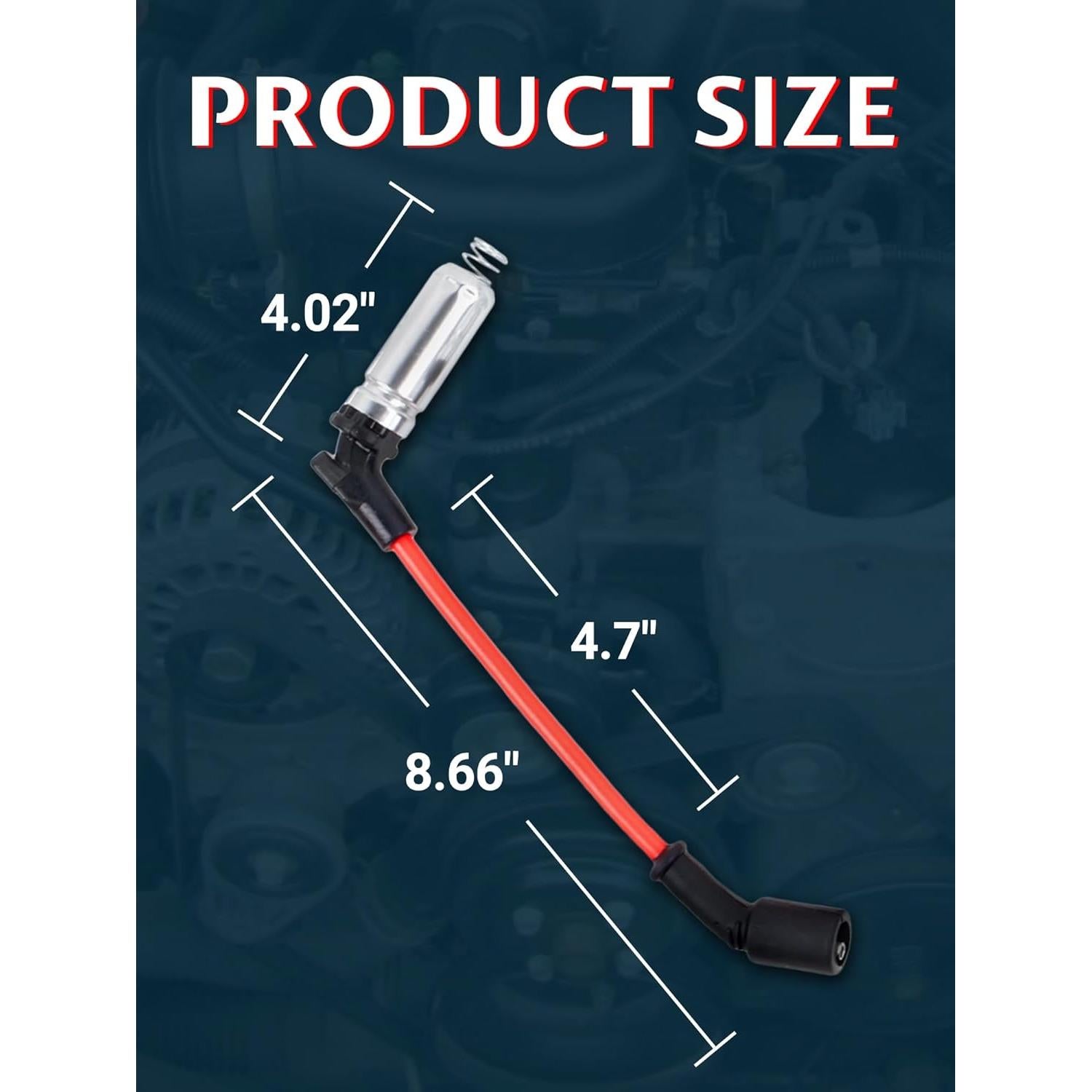 Juego de 8 Cables de Bujías Ntoauto M8-48322 para GMC y Chevrolet