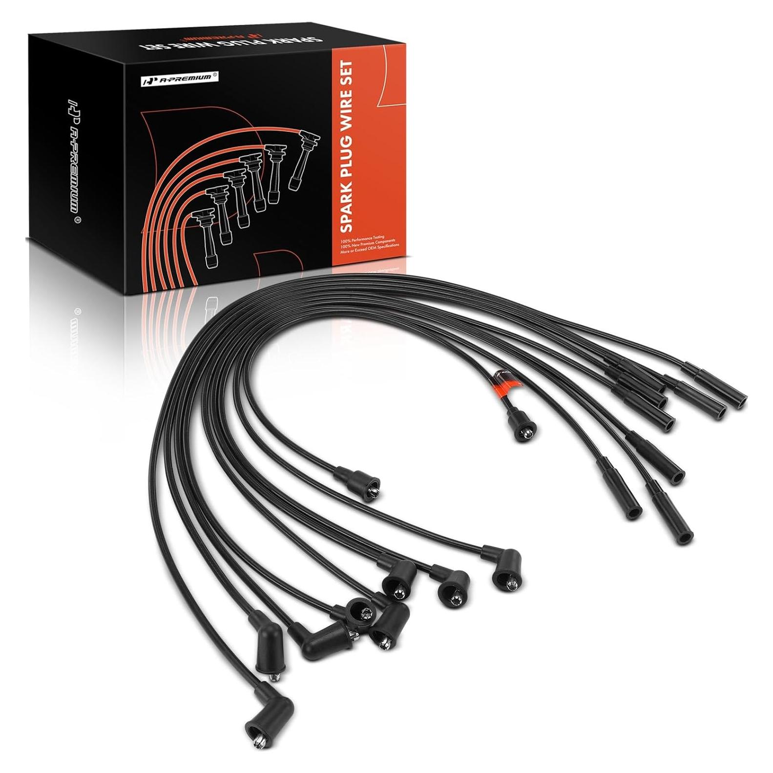 Cables de Bujía A-Premium 9PCS 7MM para Ford y Buick
