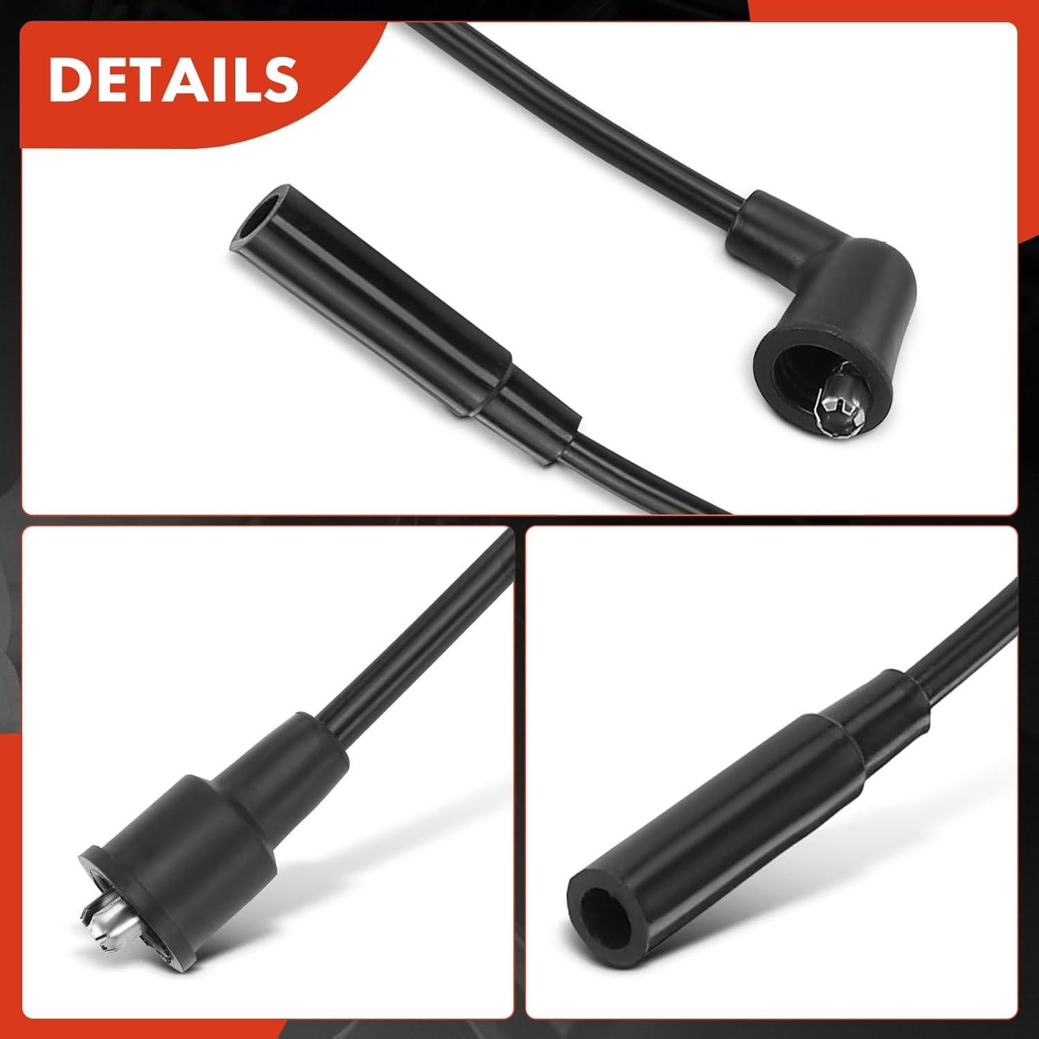 Cables de Bujía A-Premium 9PCS 7MM para Ford y Buick