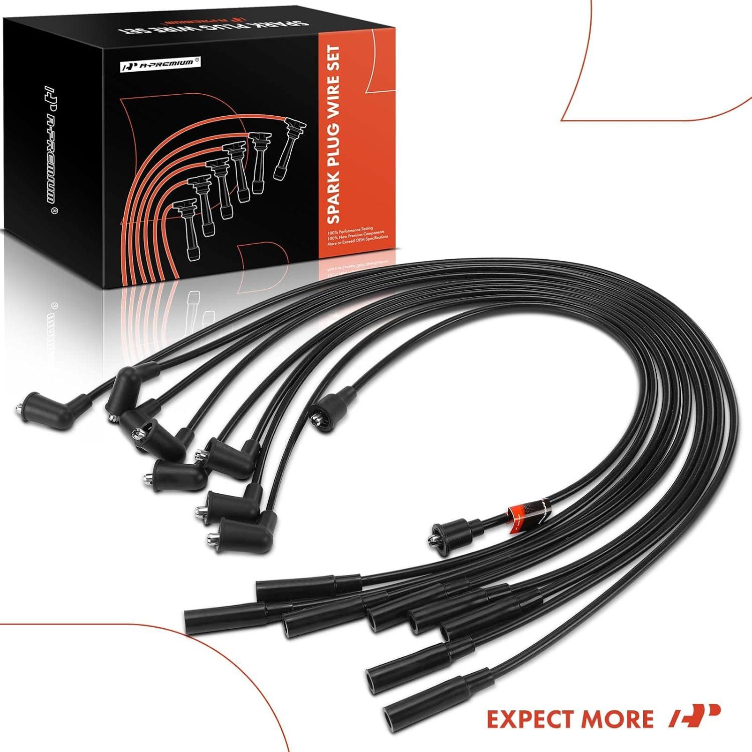 Cables de Bujía A-Premium 9PCS 7MM para Ford y Buick