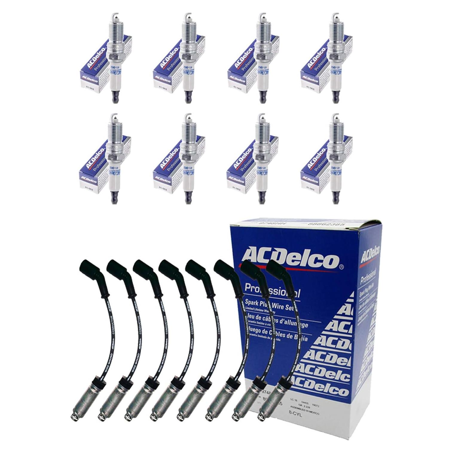 Kit de Bujías Doble Platino + Cables + Escudos Térmicos ACD-OEM