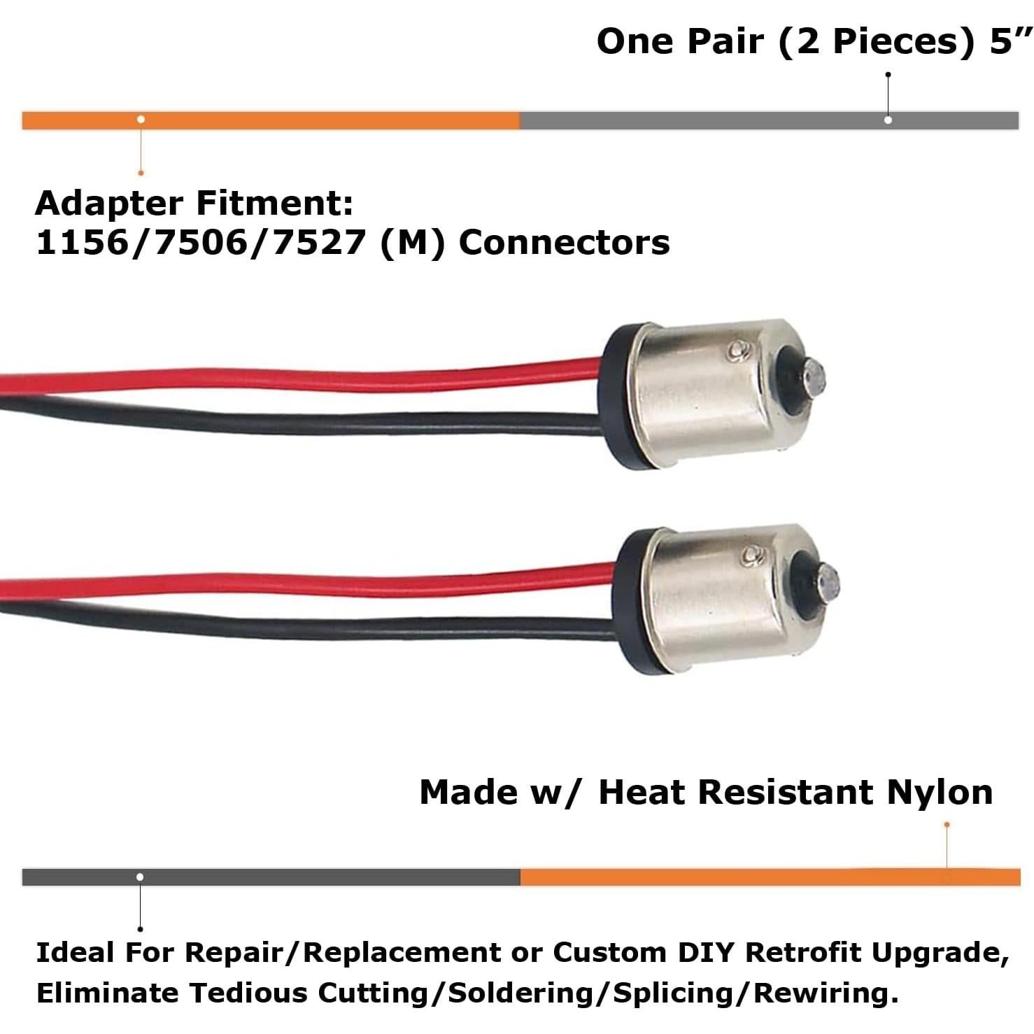 Adaptador Macho 1156/7506 iJDMTOY para Faros de Auto y Moto