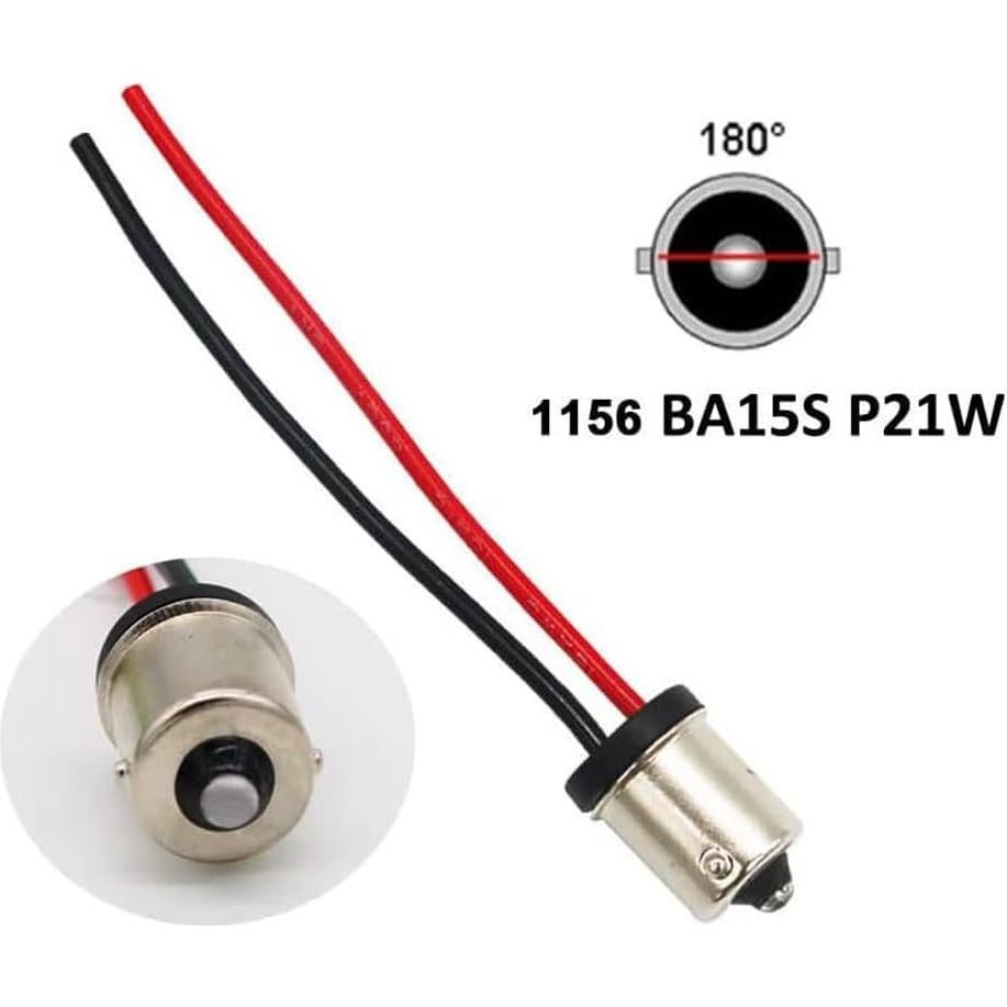 Adaptador Macho 1156/7506 iJDMTOY para Faros de Auto y Moto