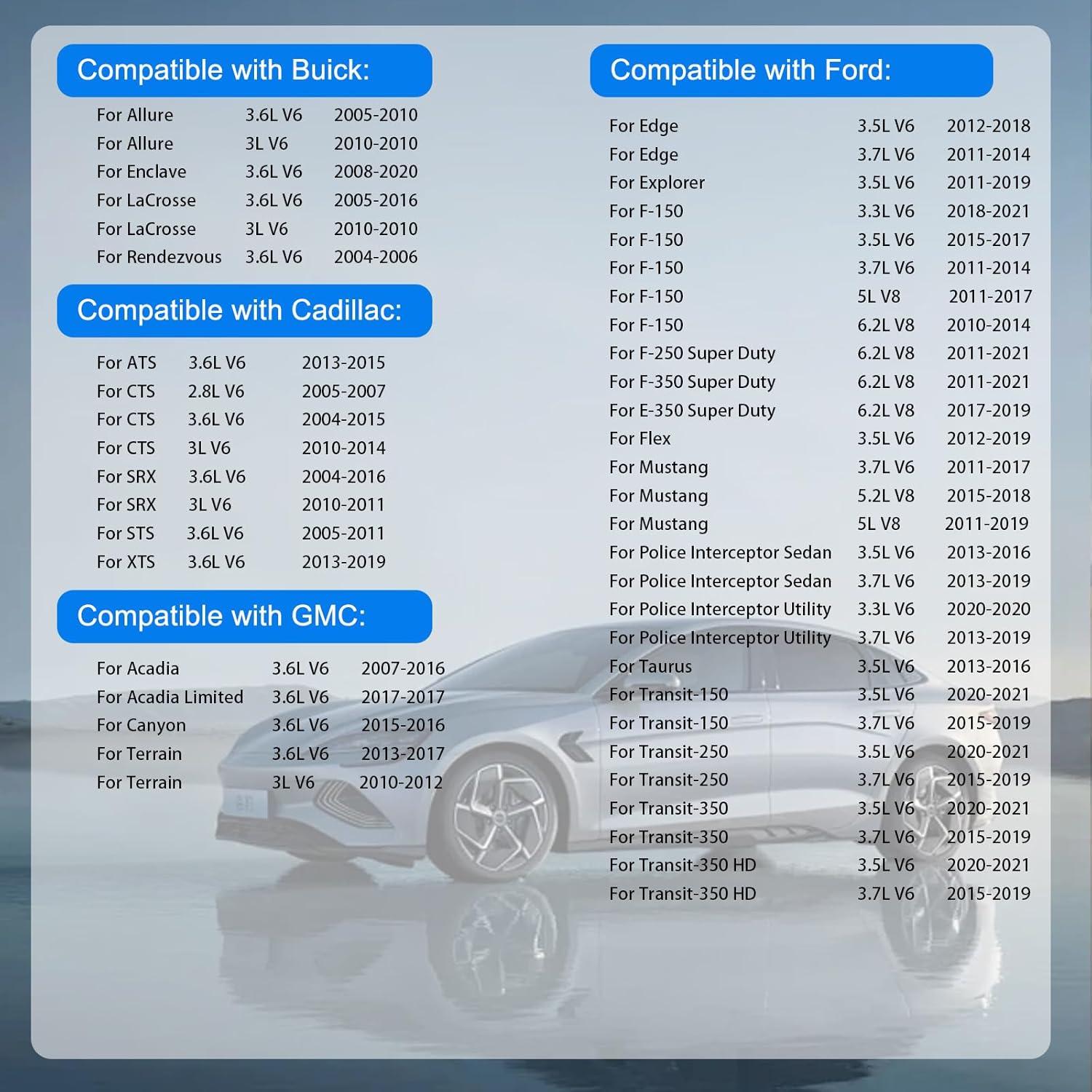 Bujías de Iridio Yeoflagtrade para Toyota y Honda - Juego de 6