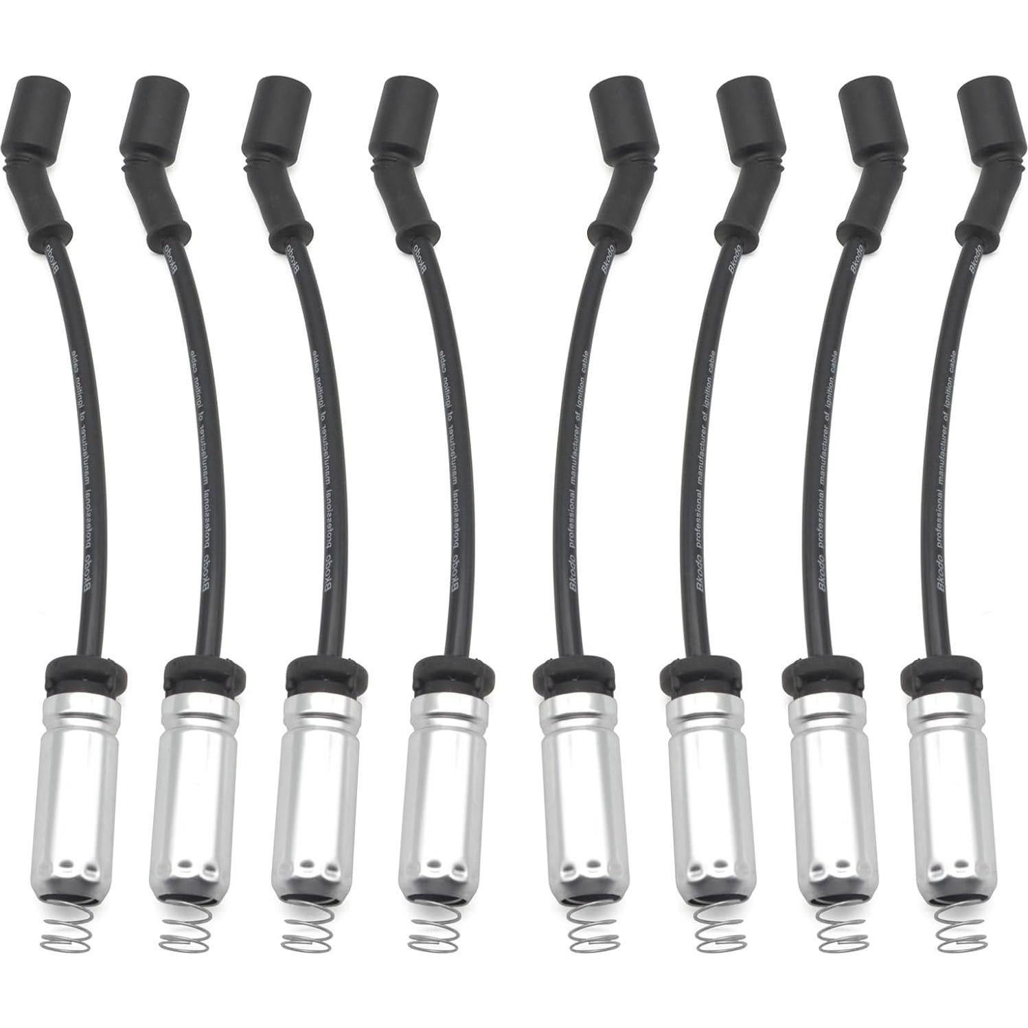Juego de Cables de Bujía IZYSS 7mm 8 Piezas Compatible Cadillac Chevrolet