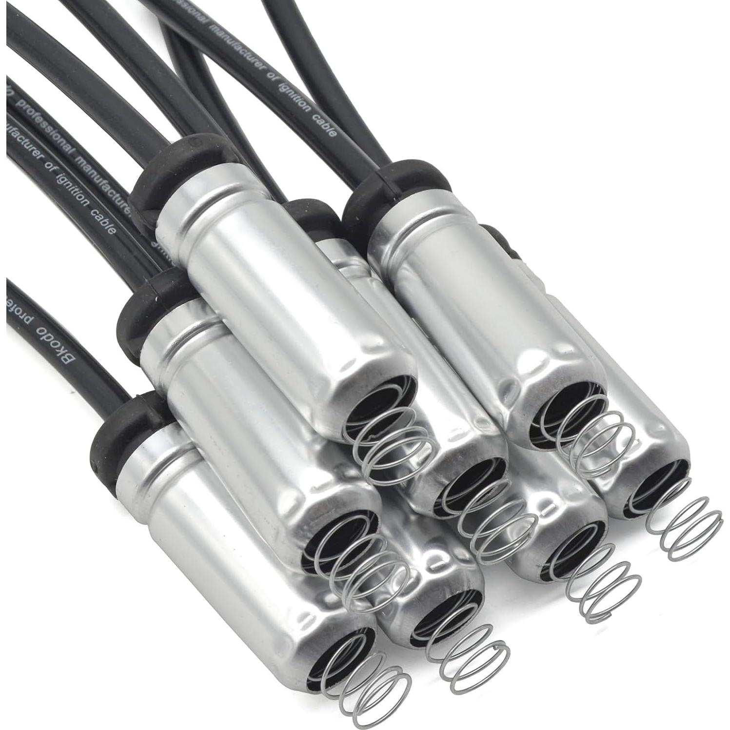 Juego de Cables de Bujía IZYSS 7mm 8 Piezas Compatible Cadillac Chevrolet